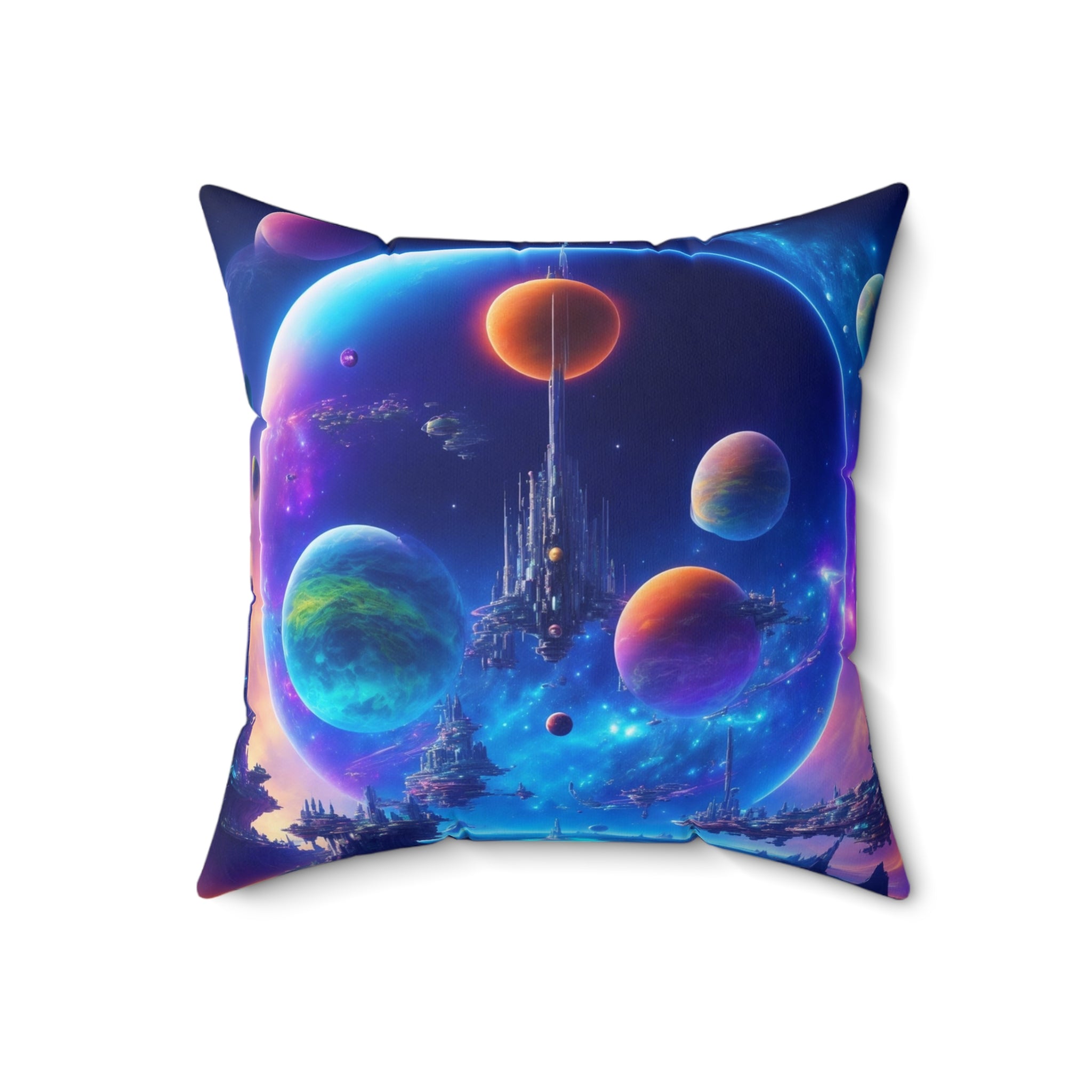 Cheeky Prints Universes and Planets Cushion - A Cosmically Cool Way to Add a Touch of Space to Your Home - Cheeky-Prints