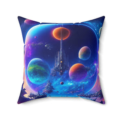 Cheeky Prints Universes and Planets Cushion - A Cosmically Cool Way to Add a Touch of Space to Your Home - Cheeky-Prints