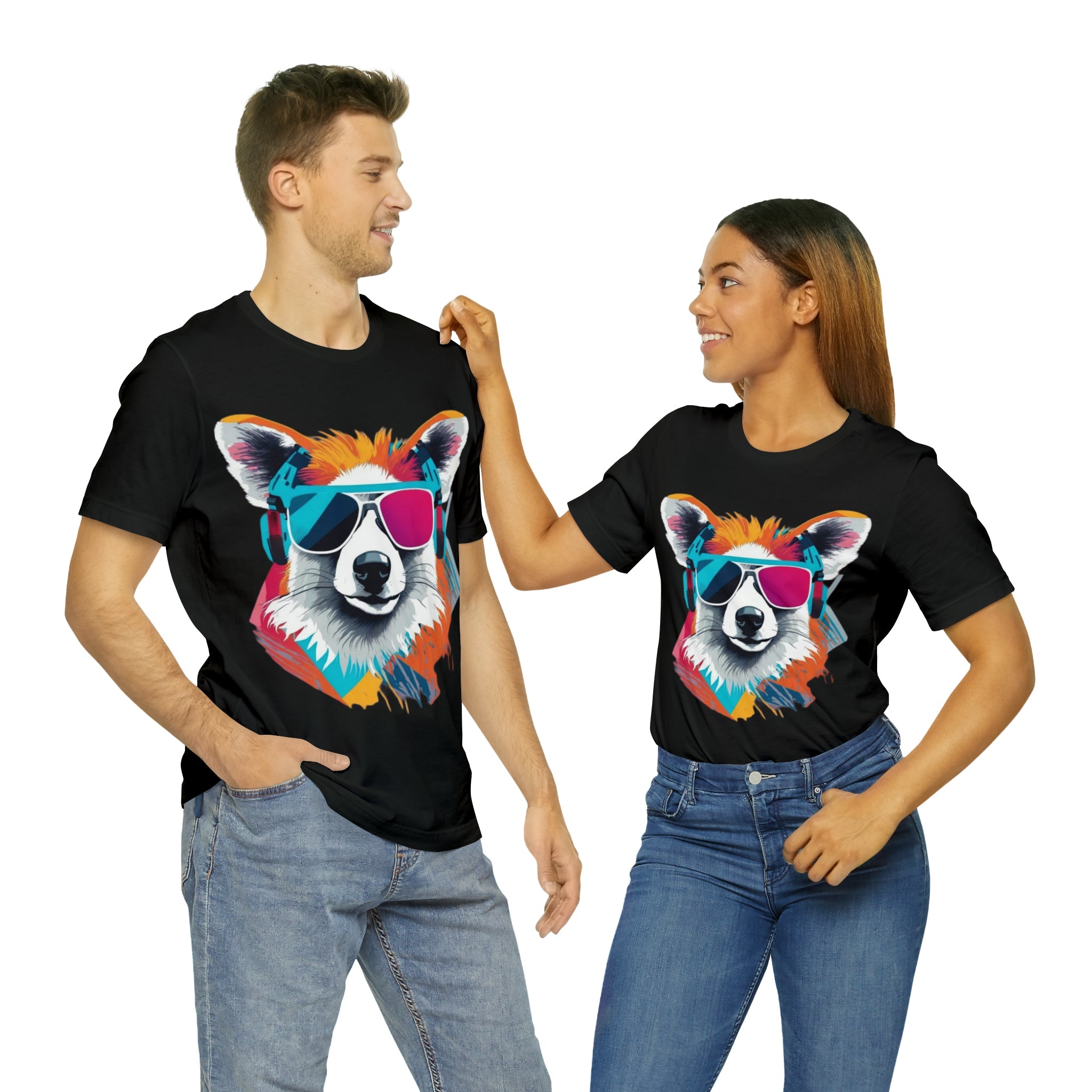 cool retro dog tee 1 - Cheeky-Prints