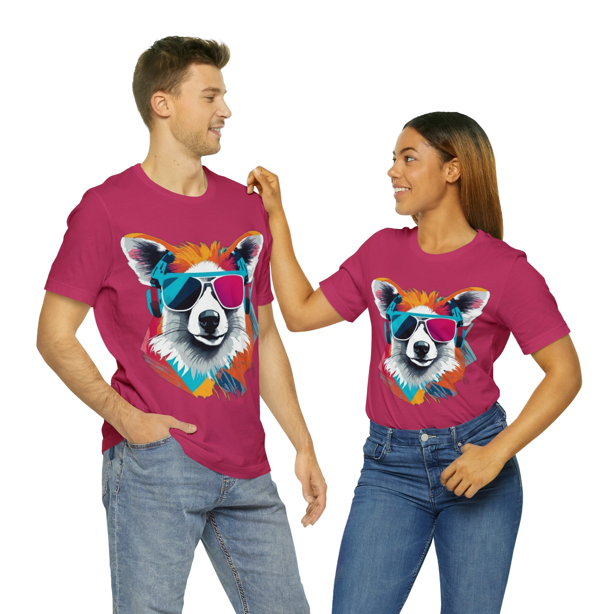 cool retro dog tee 1 - Cheeky-Prints