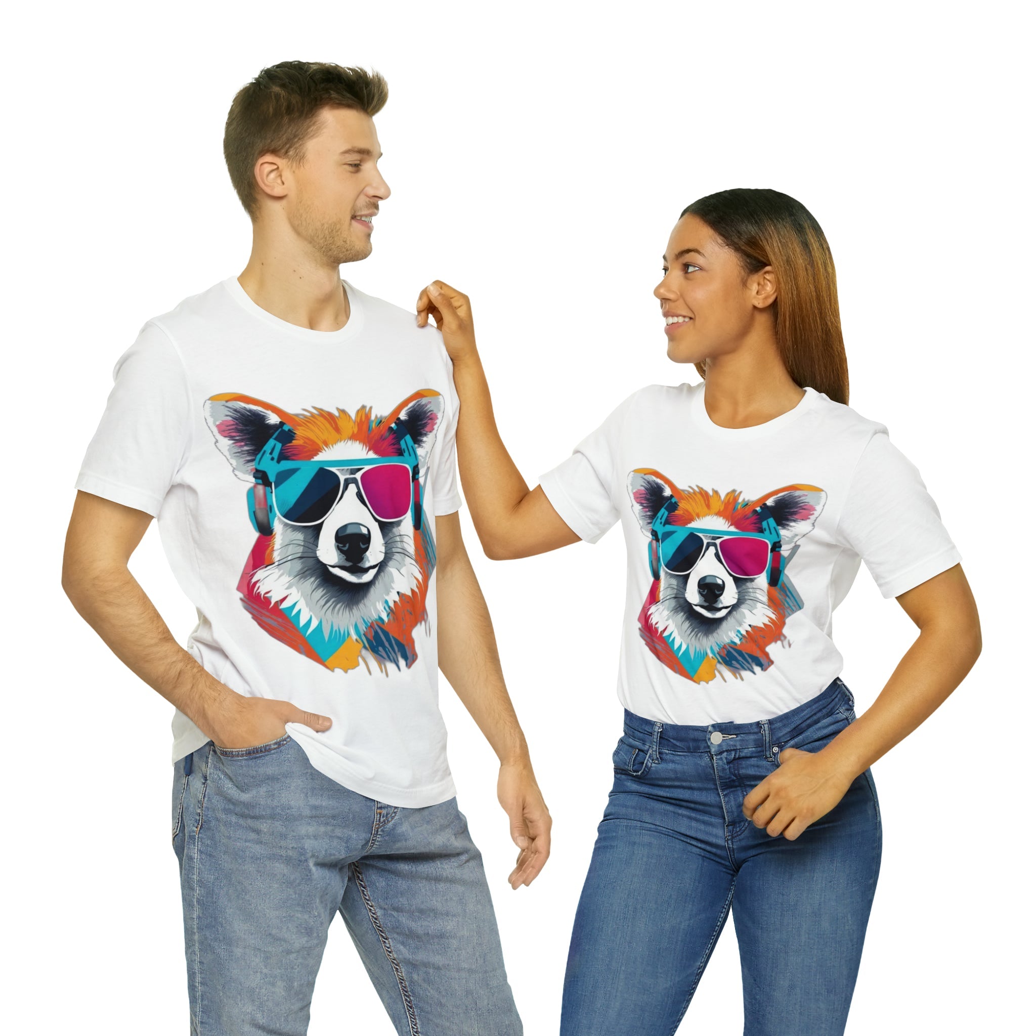 cool retro dog tee 1 - Cheeky-Prints