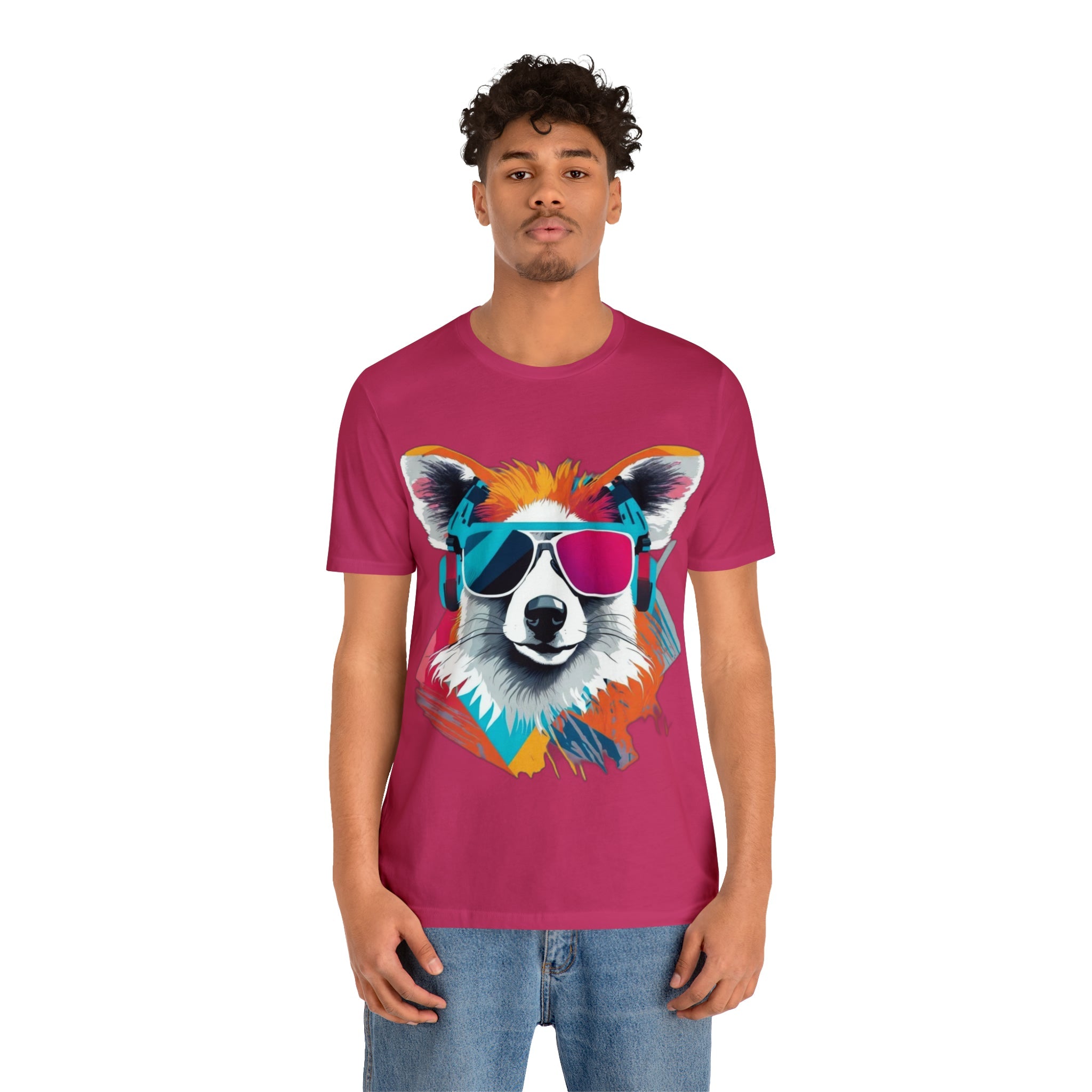 cool retro dog tee 1 - Cheeky-Prints