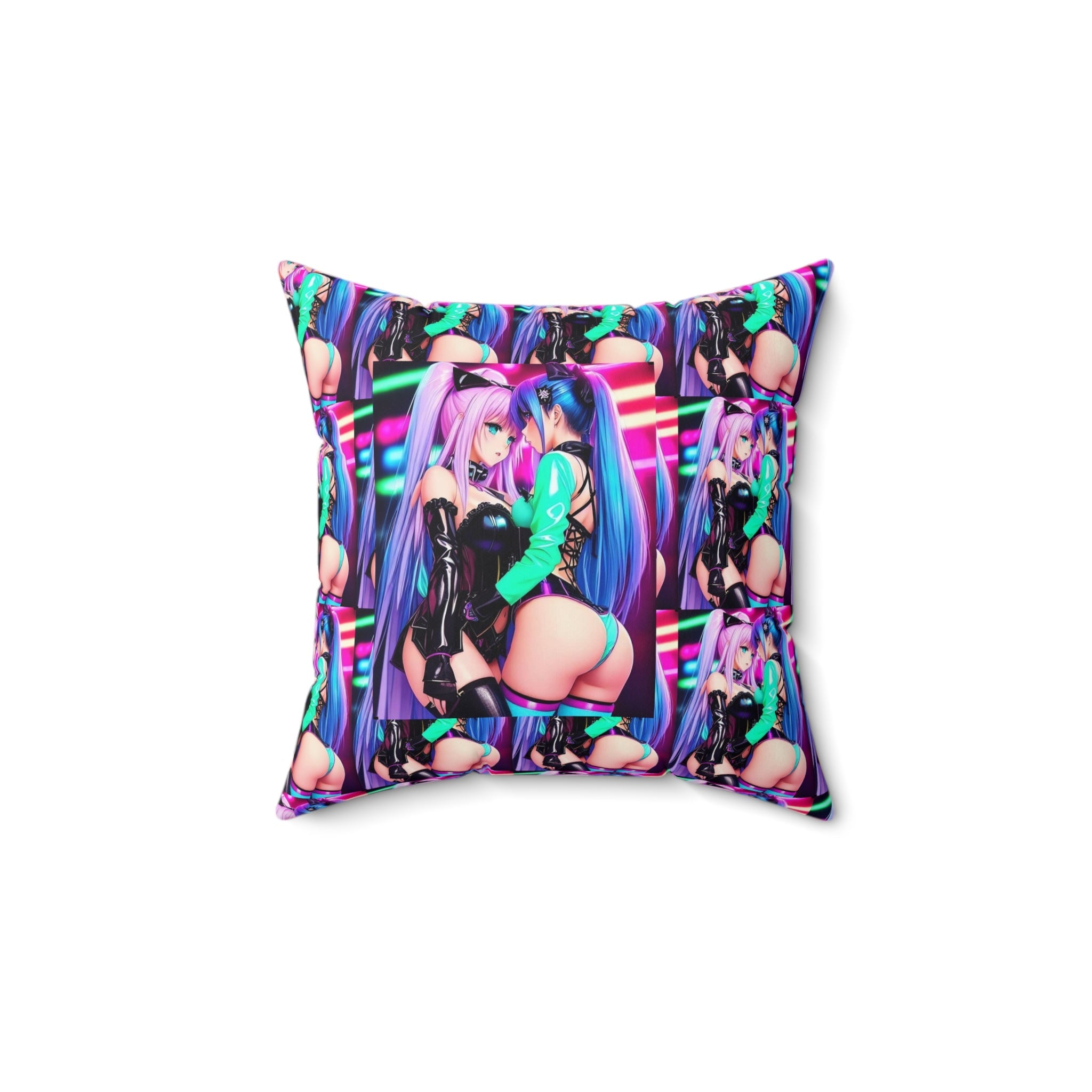 cosmic girls grid cushion - Cheeky-Prints