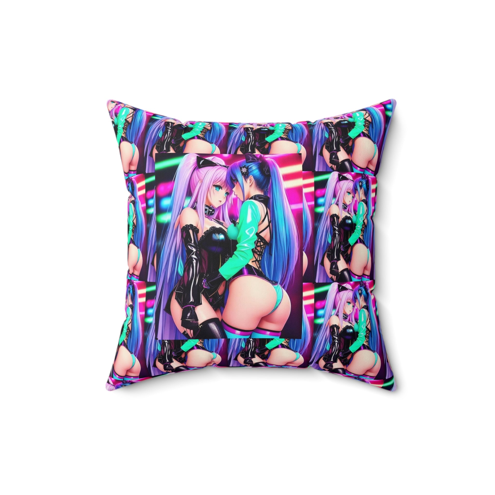 cosmic girls grid cushion - Cheeky-Prints