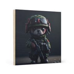 Cute Kawaii Army Animal canvas 1 - A Must-Have for Any Fan of Cute Animals or the Military - Cheeky-Prints