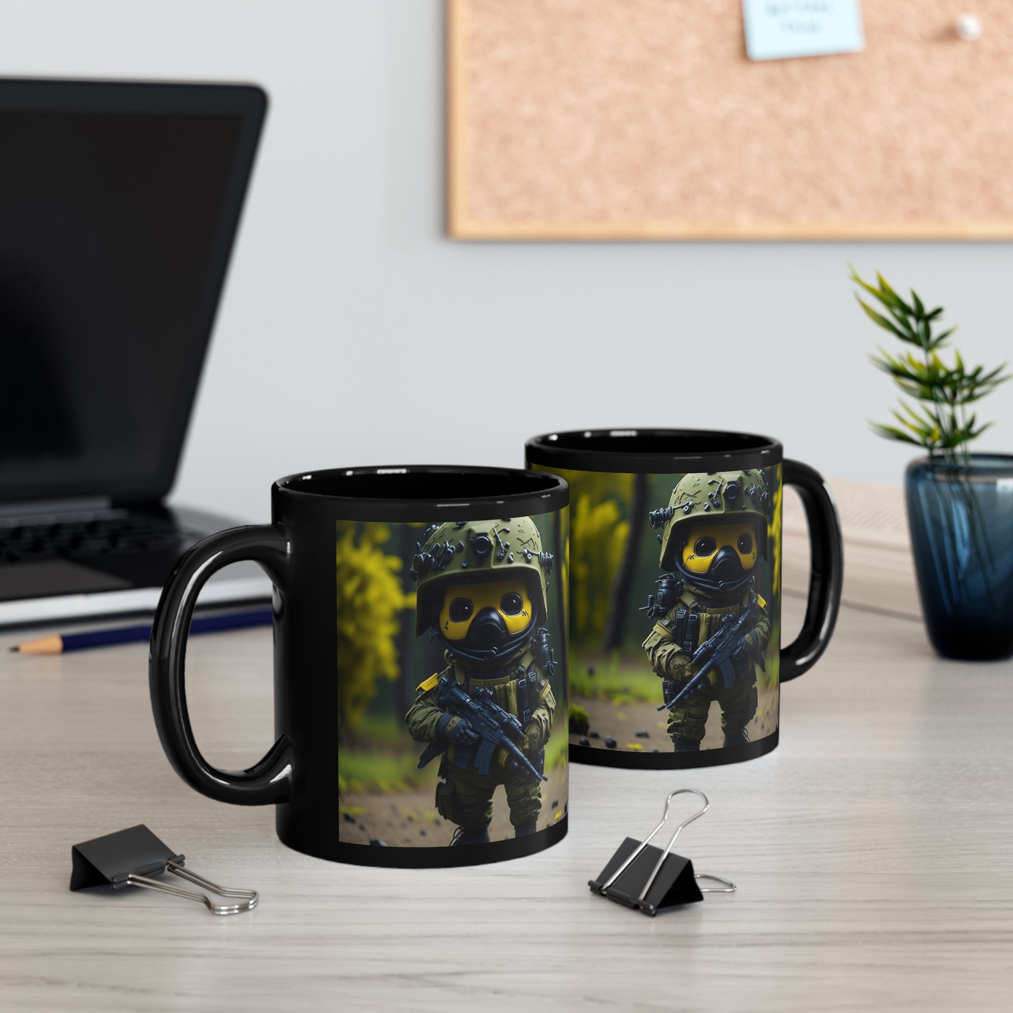 Cute Kawaii Army Animal Mug - A Must-Have for Any Fan of Cute Animals or the Army - Cheeky-Prints