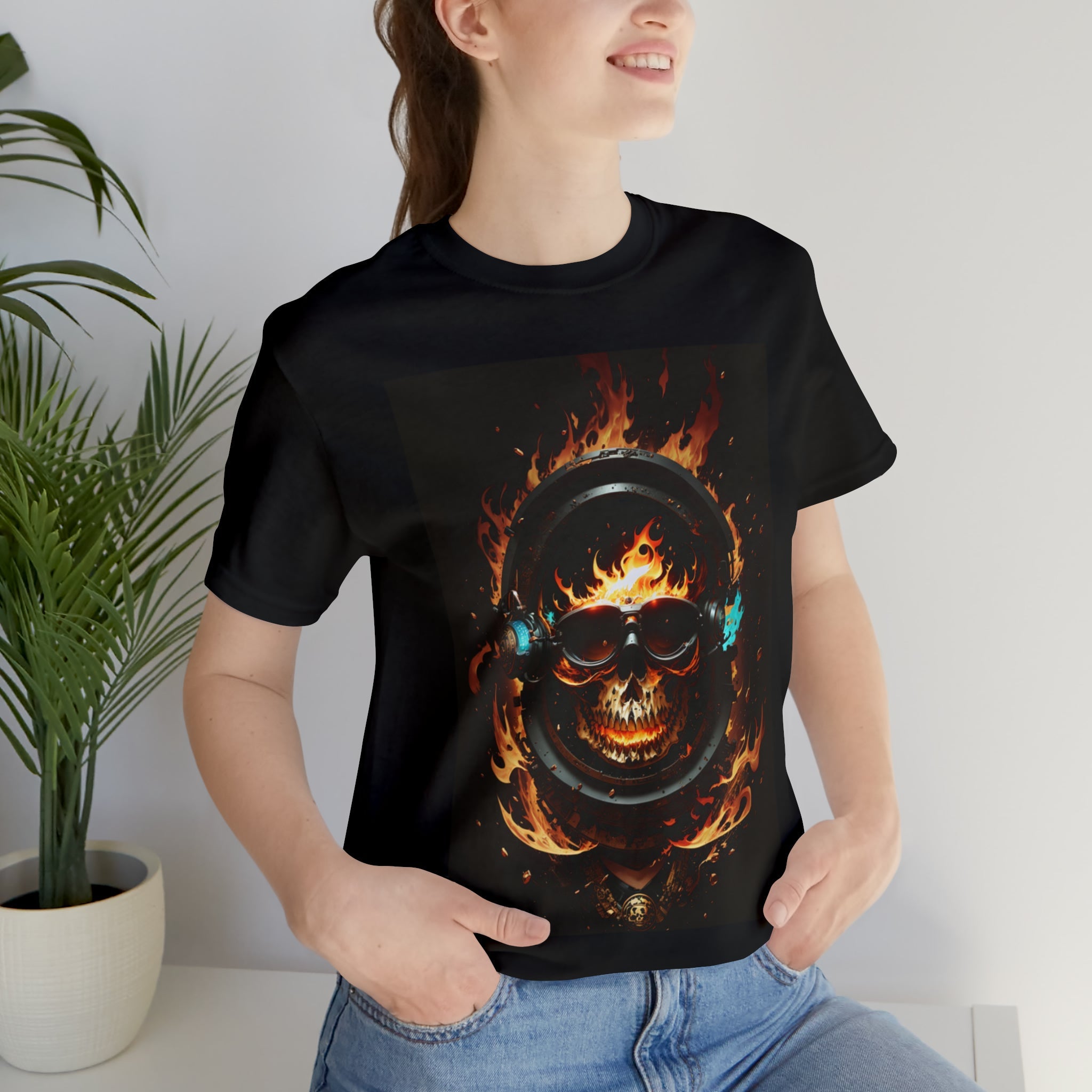 DJ HELLFIRE TEE UNISEX - Cheeky-Prints