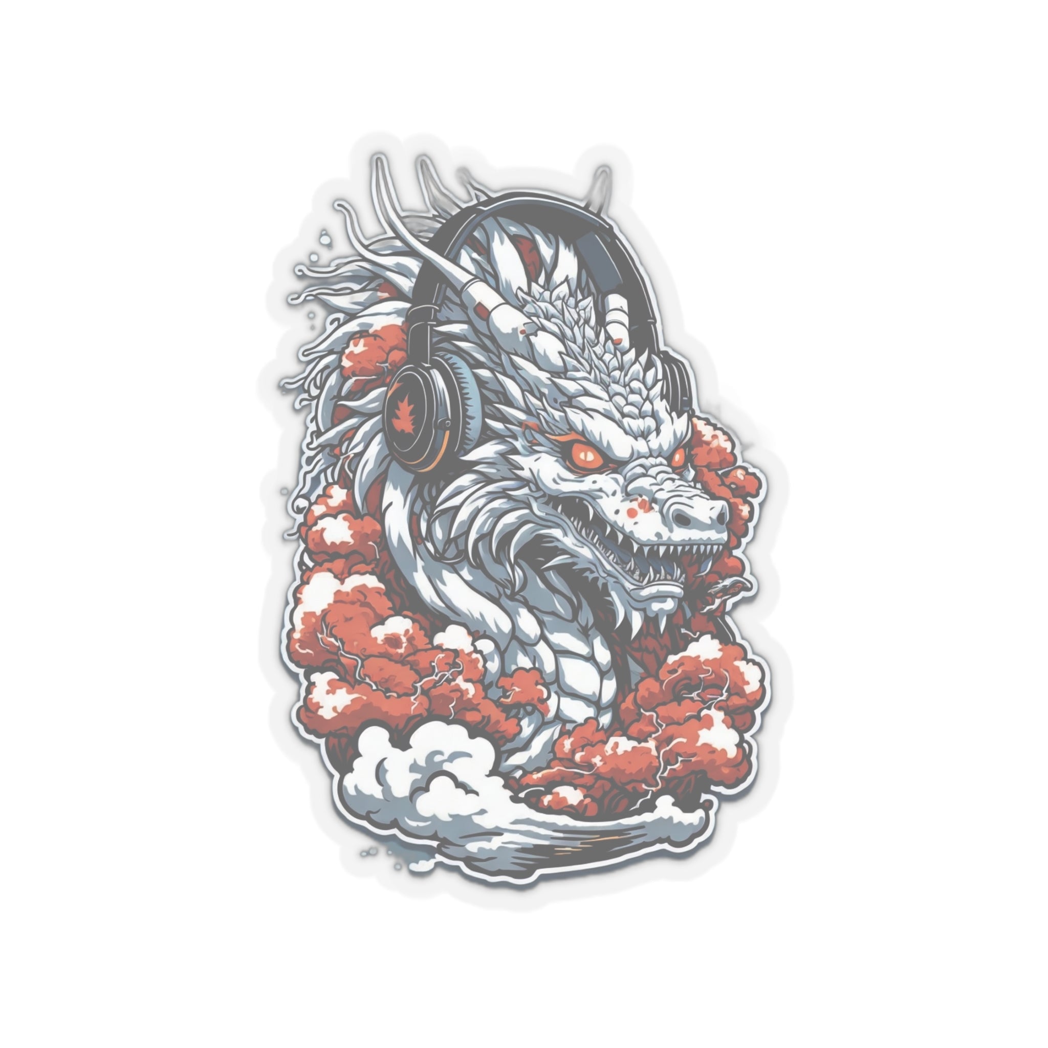 Dragon Kiss-Cut Stickers - Cheeky-Prints