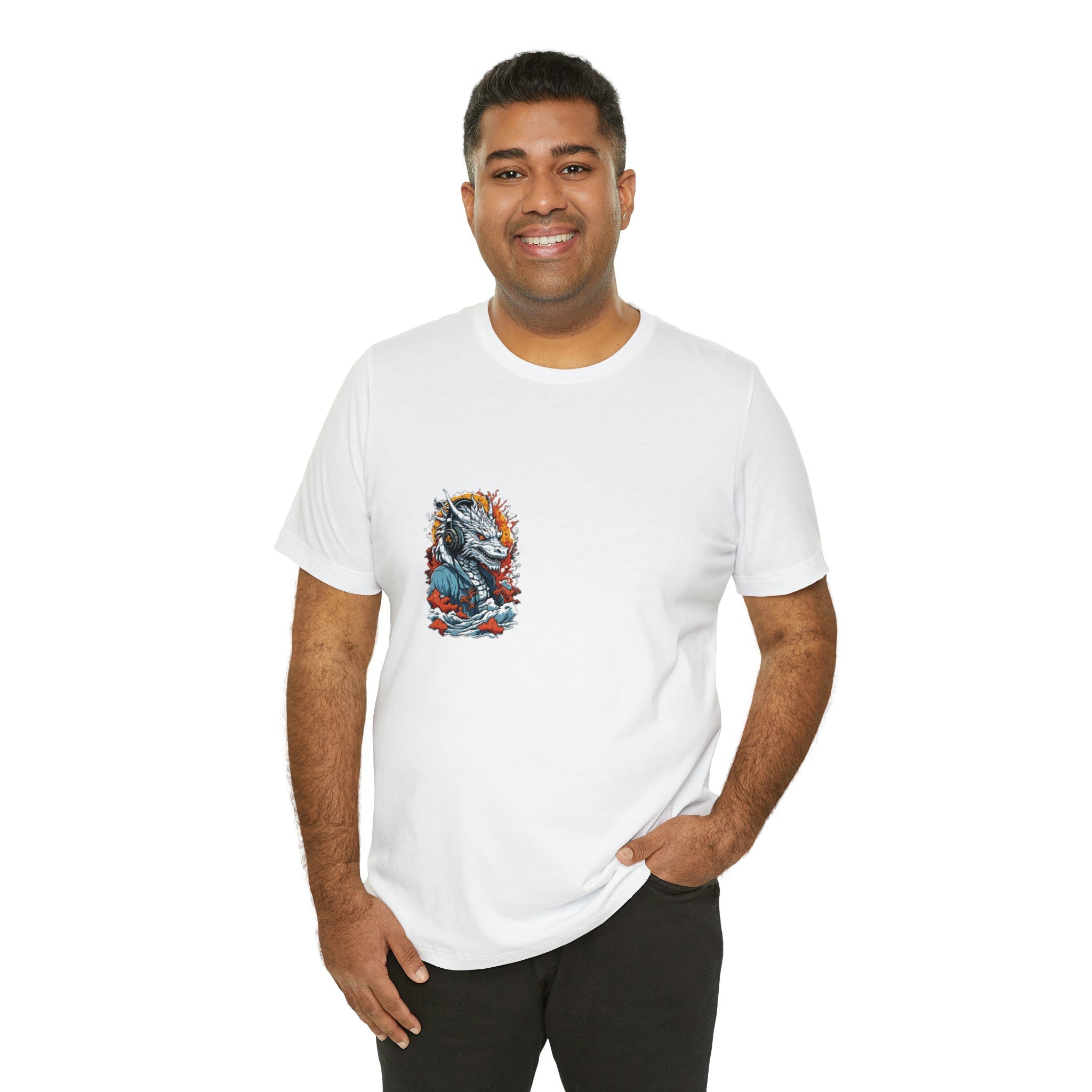 dragon Unisex Jersey Short Sleeve Tee - Cheeky-Prints