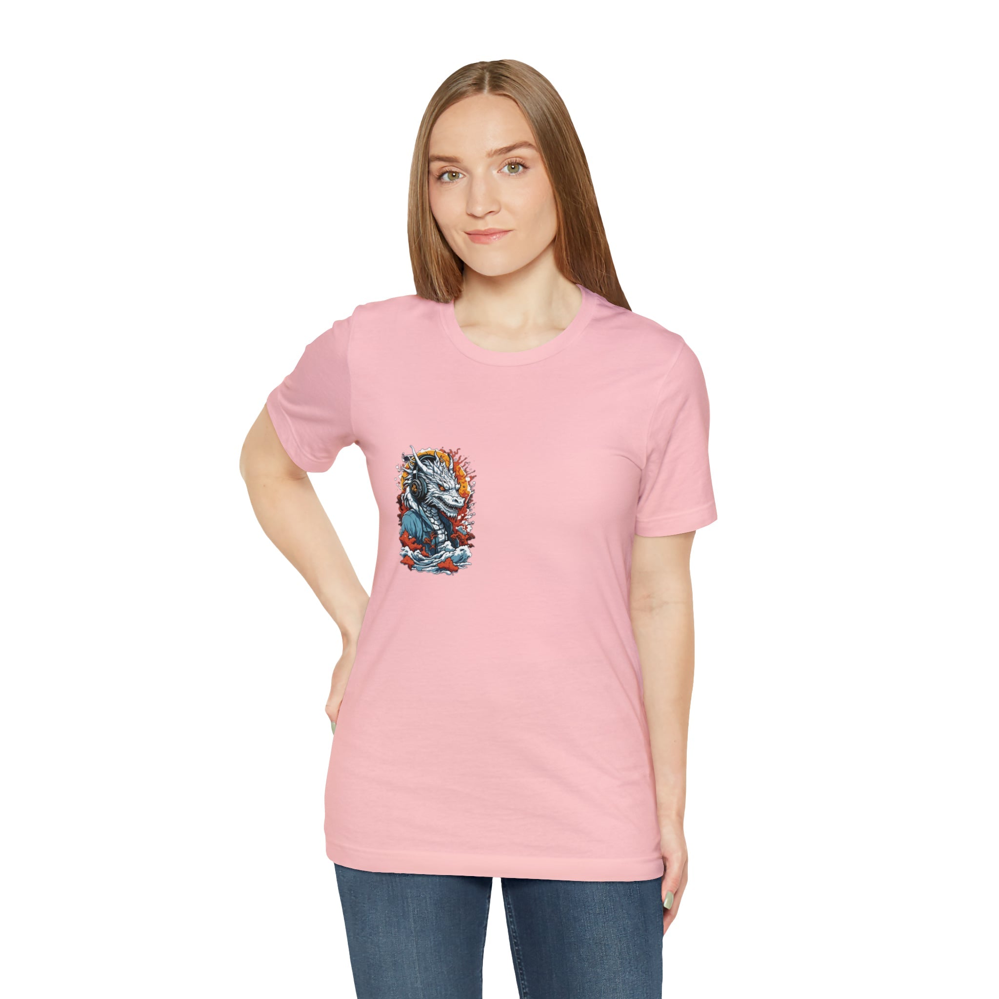 dragon Unisex Jersey Short Sleeve Tee - Cheeky-Prints