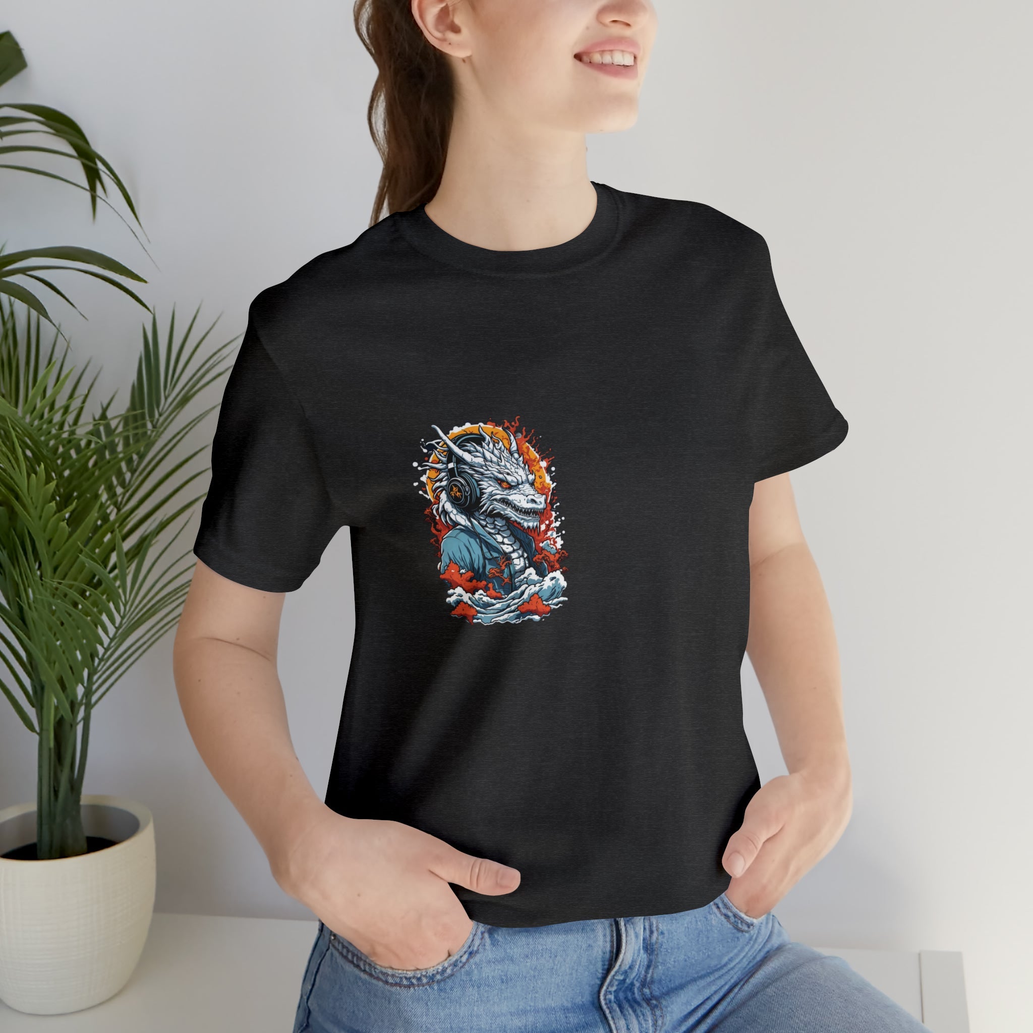 dragon Unisex Jersey Short Sleeve Tee - Cheeky-Prints