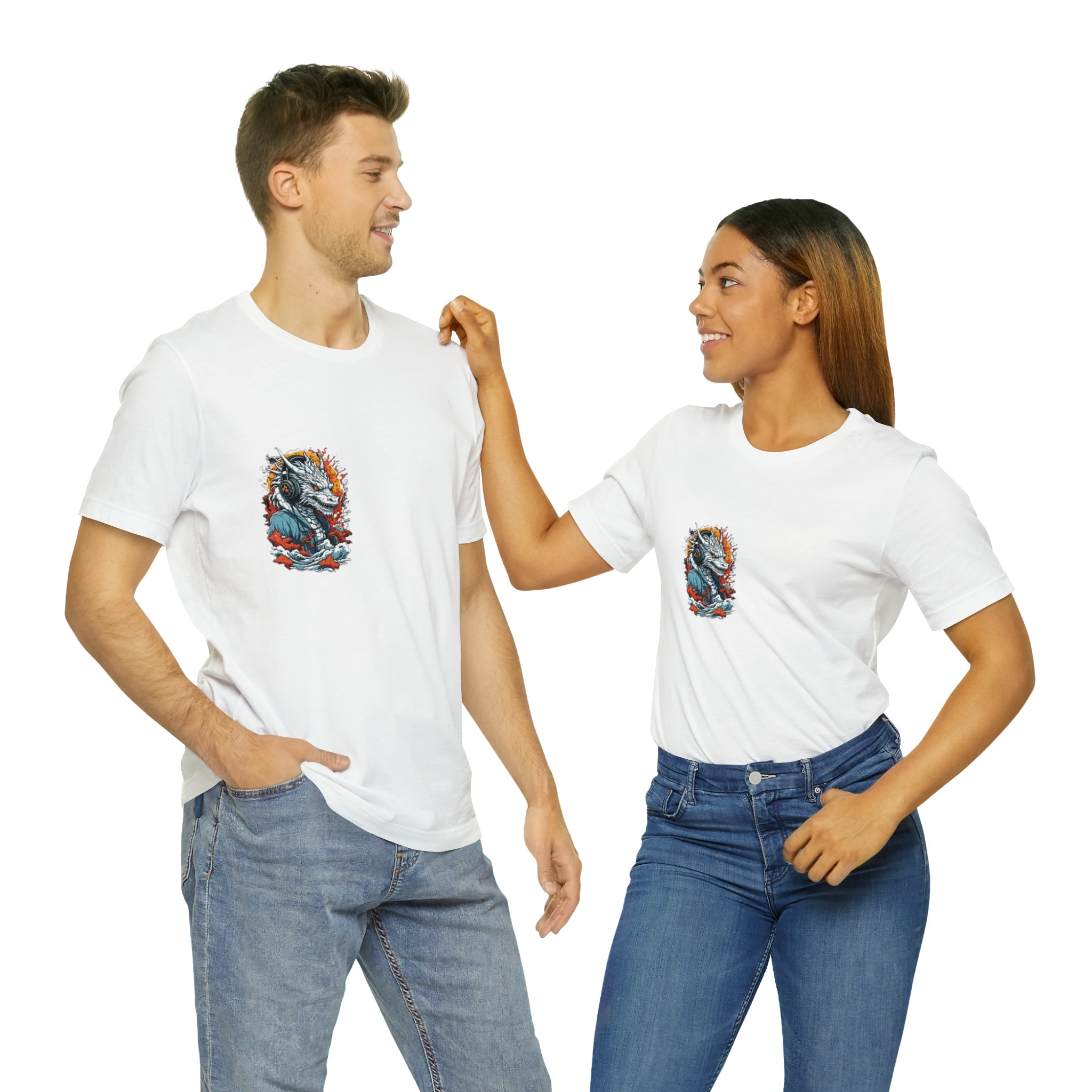 dragon Unisex Jersey Short Sleeve Tee - Cheeky-Prints