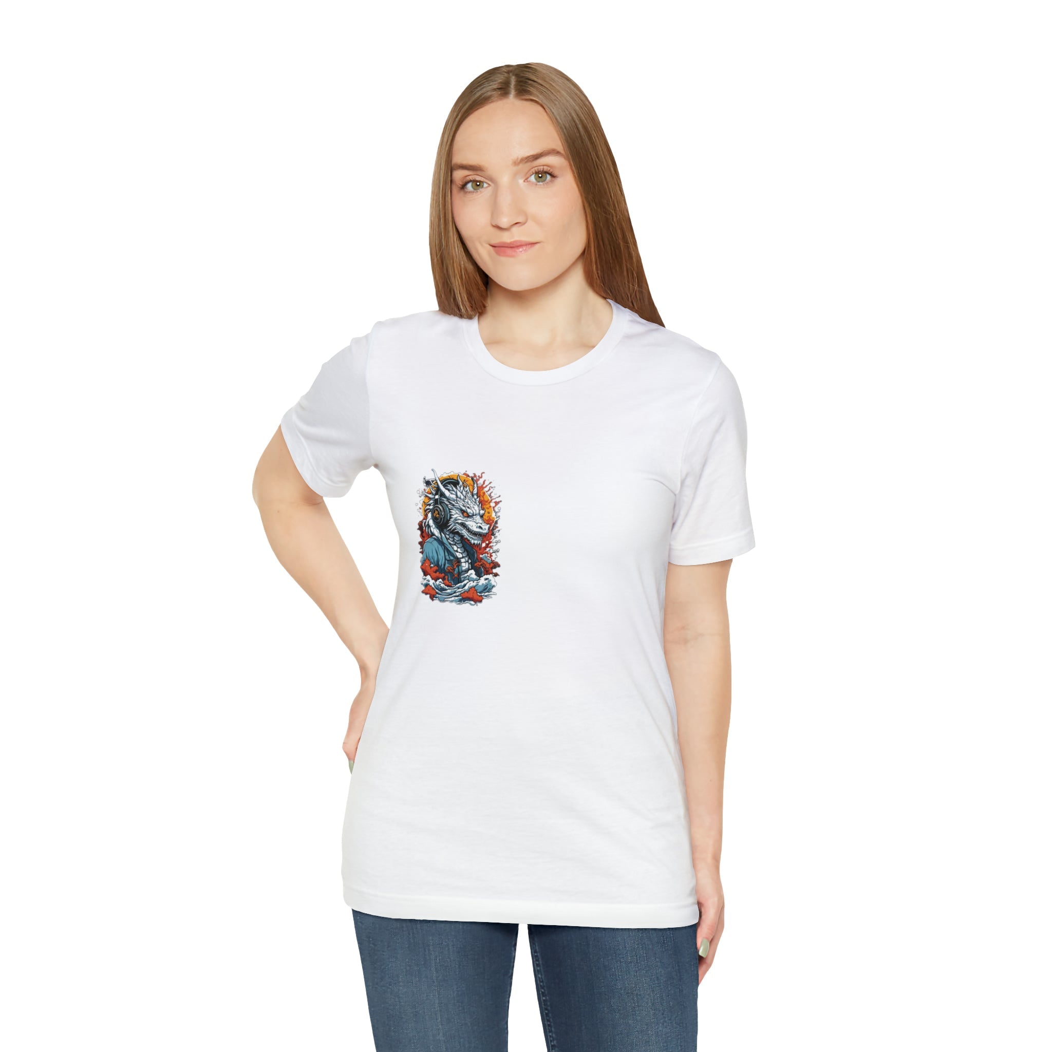 dragon Unisex Jersey Short Sleeve Tee - Cheeky-Prints