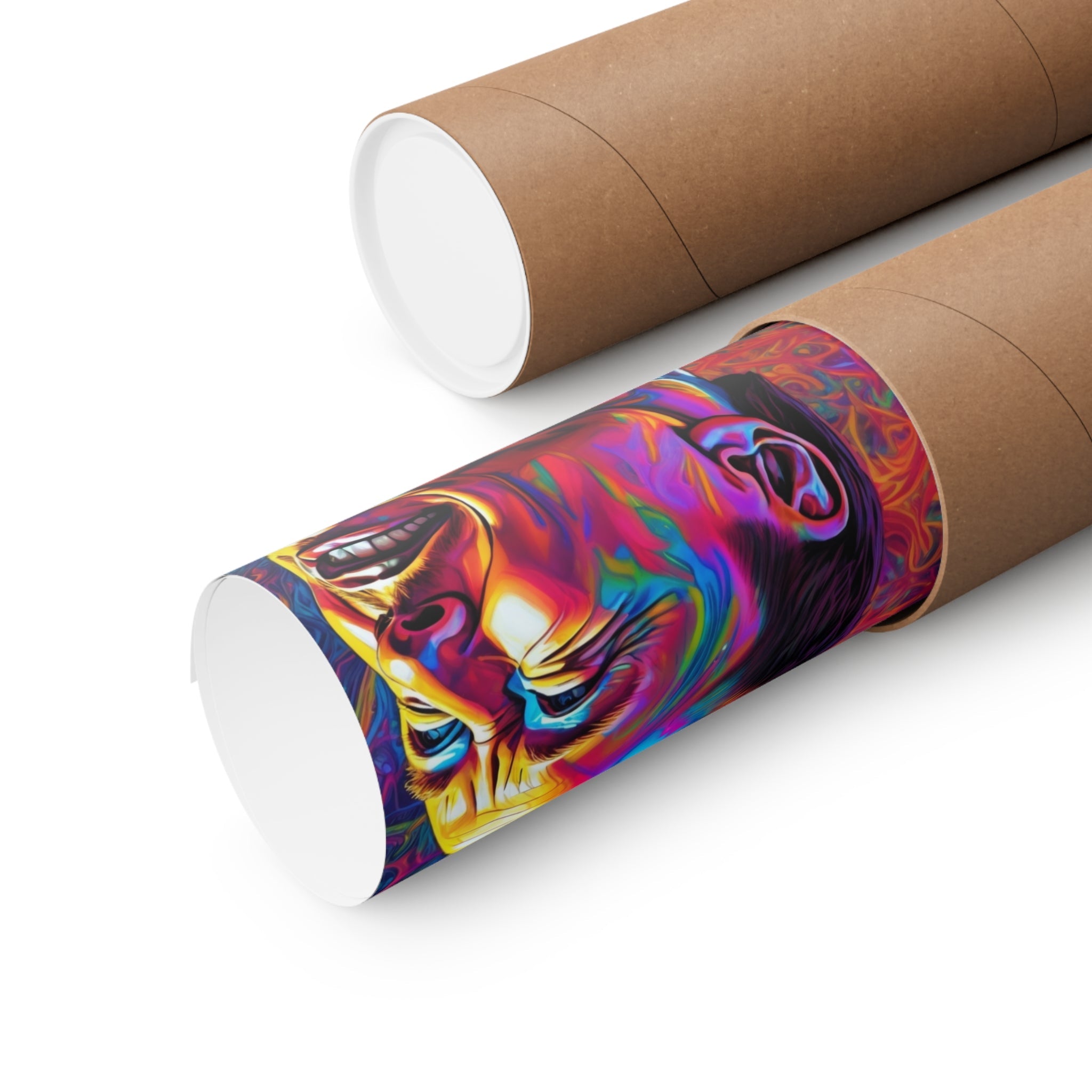 elon psycheldelic poster Premium Matte Vertical Posters - Cheeky-Prints