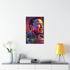 elon psycheldelic poster Premium Matte Vertical Posters - Cheeky-Prints