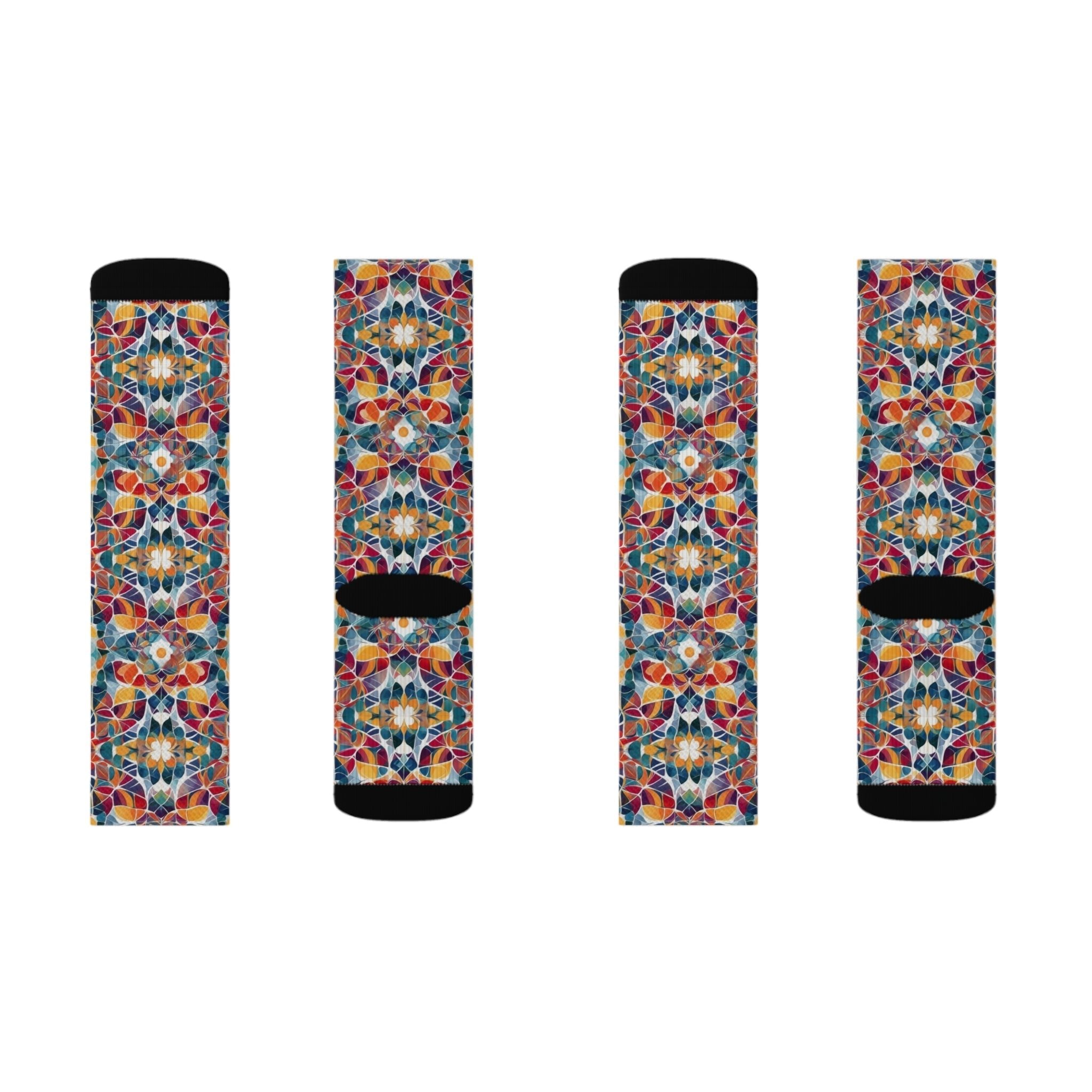 factual pattern 2 Sublimation Socks - Cheeky-Prints