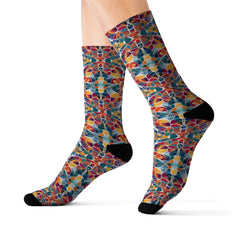 factual pattern 2 Sublimation Socks - Cheeky-Prints