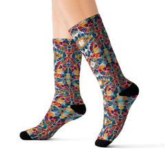 factual pattern 2 Sublimation Socks - Cheeky-Prints