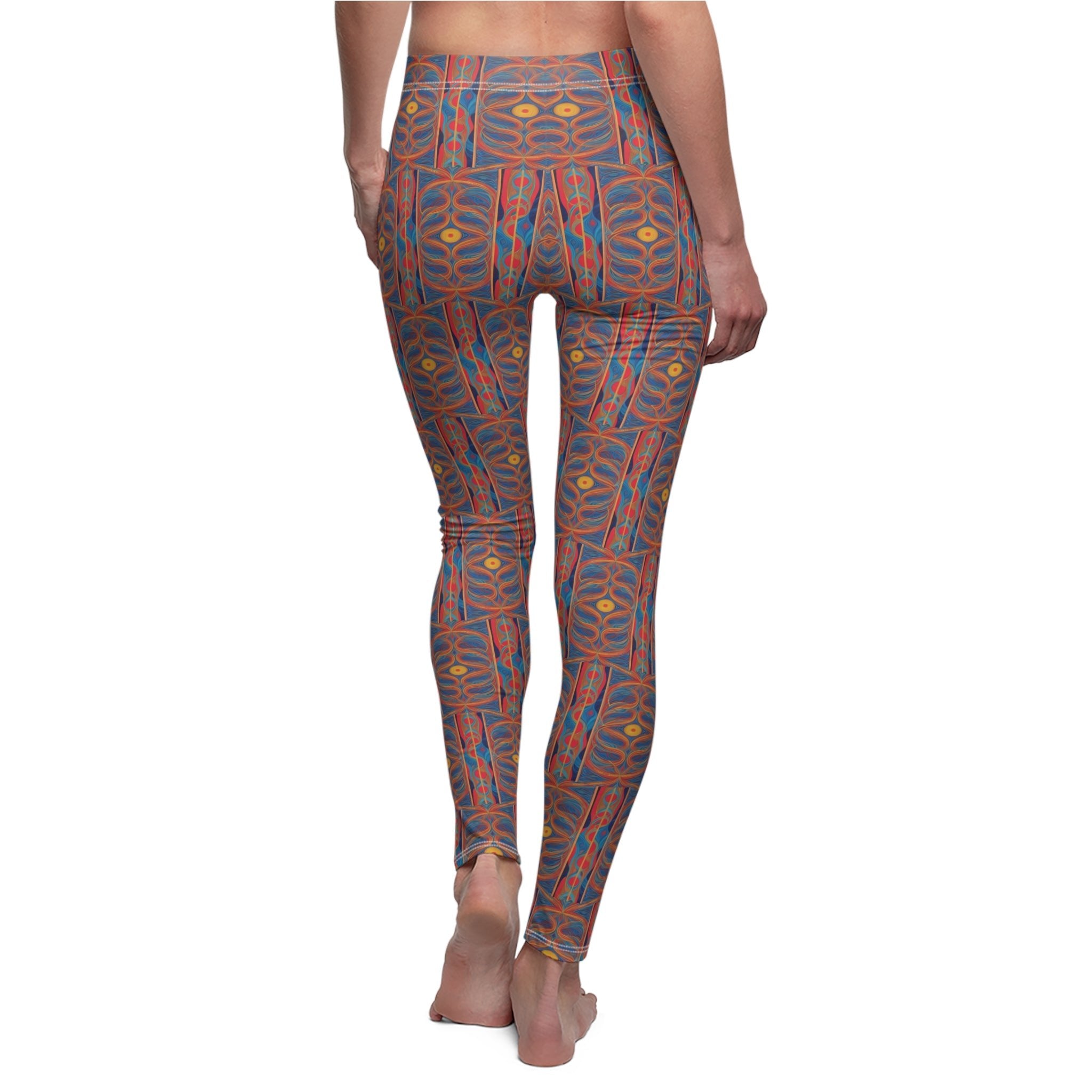 Festival leggings Women's Cut & Sew Casual Leggings (AOP) - Cheeky-Prints