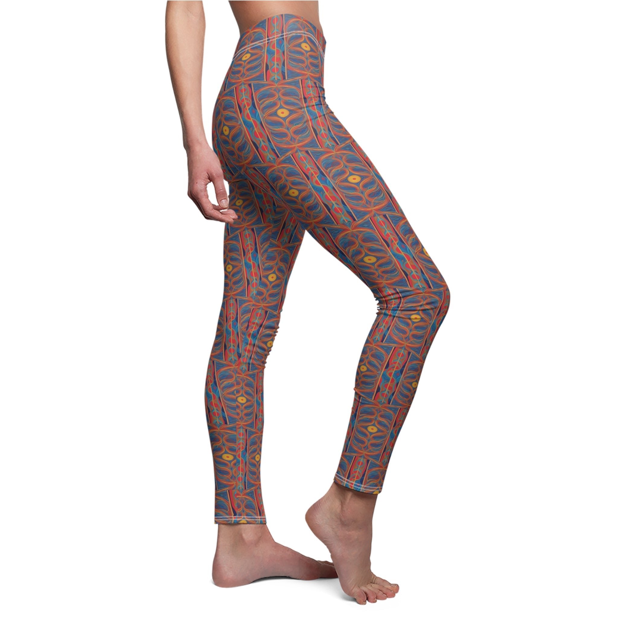 Festival leggings Women's Cut & Sew Casual Leggings (AOP) - Cheeky-Prints