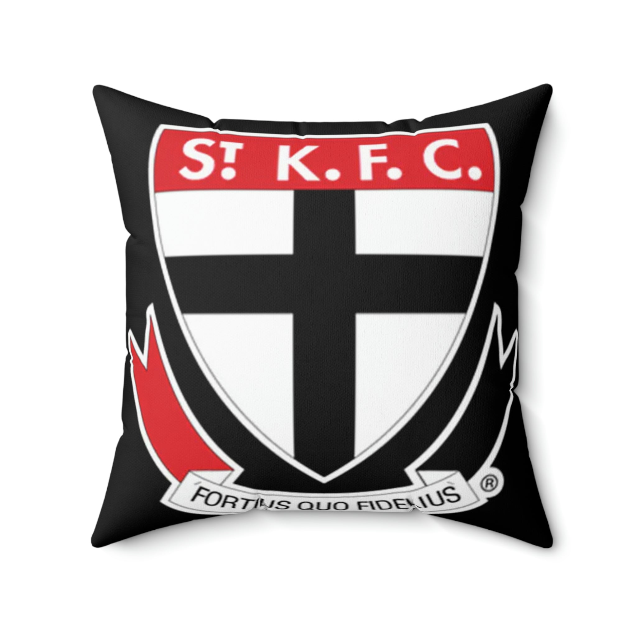 football 2 Spun Polyester Square Pillow - Cheeky-Prints