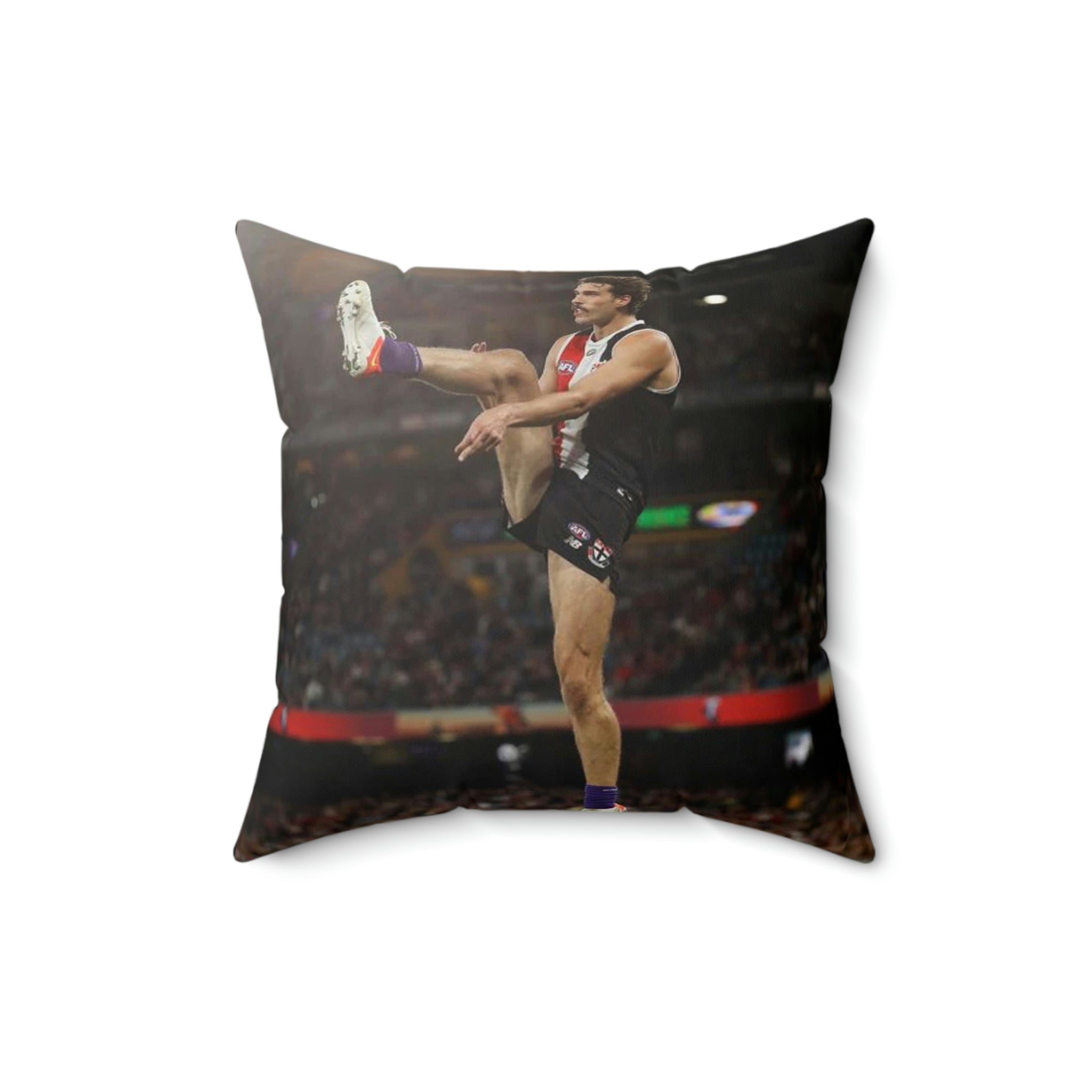 football Spun Polyester Square Pillow - Cheeky-Prints