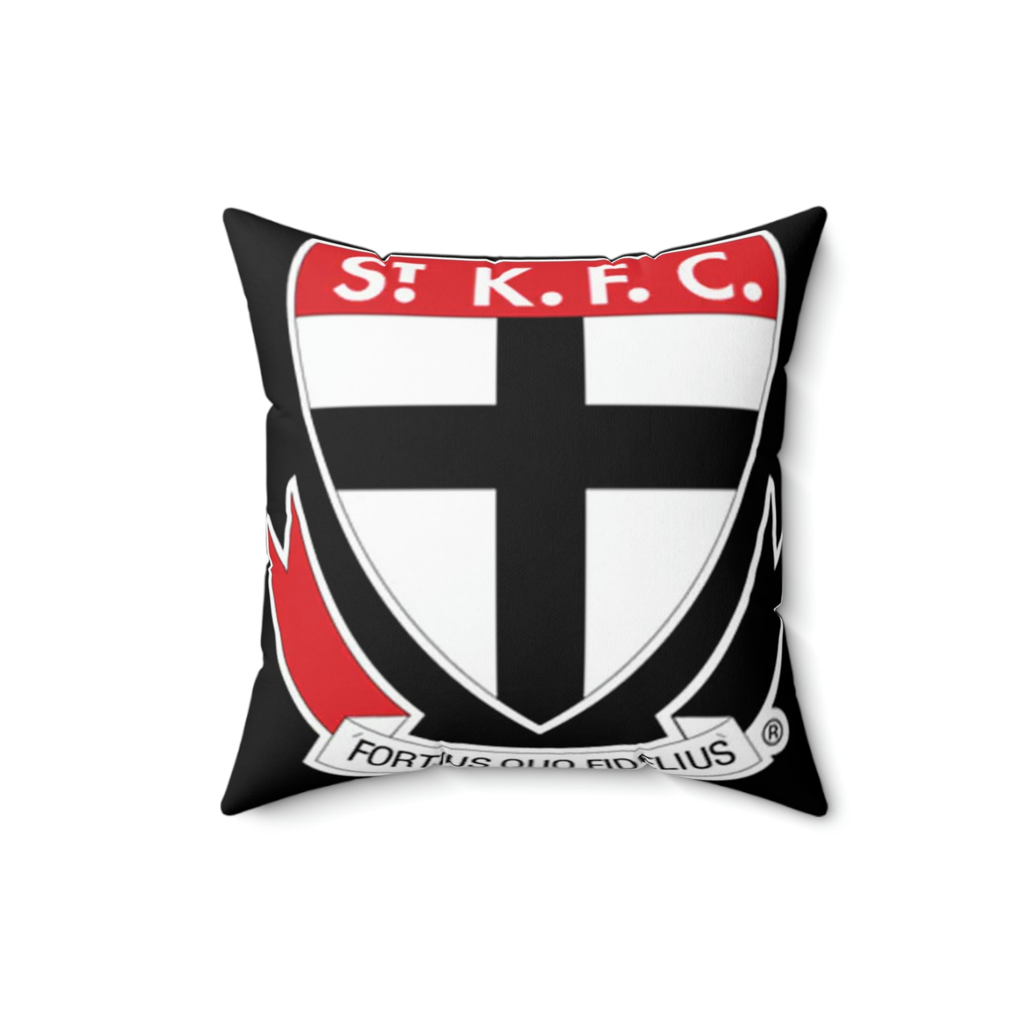 football Spun Polyester Square Pillow - Cheeky-Prints