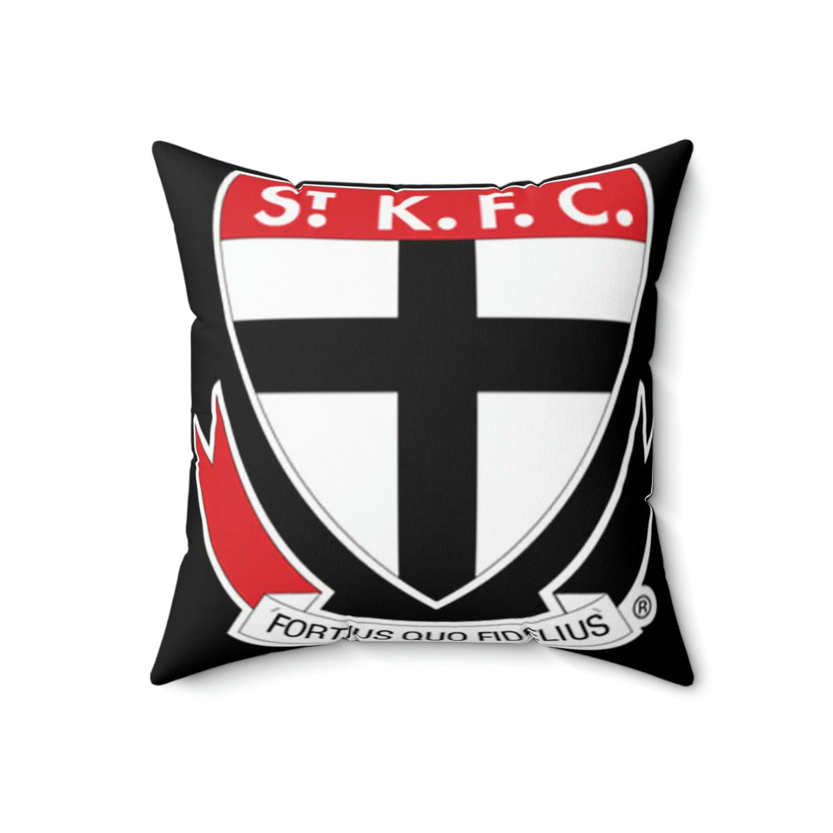 football Spun Polyester Square Pillow - Cheeky-Prints