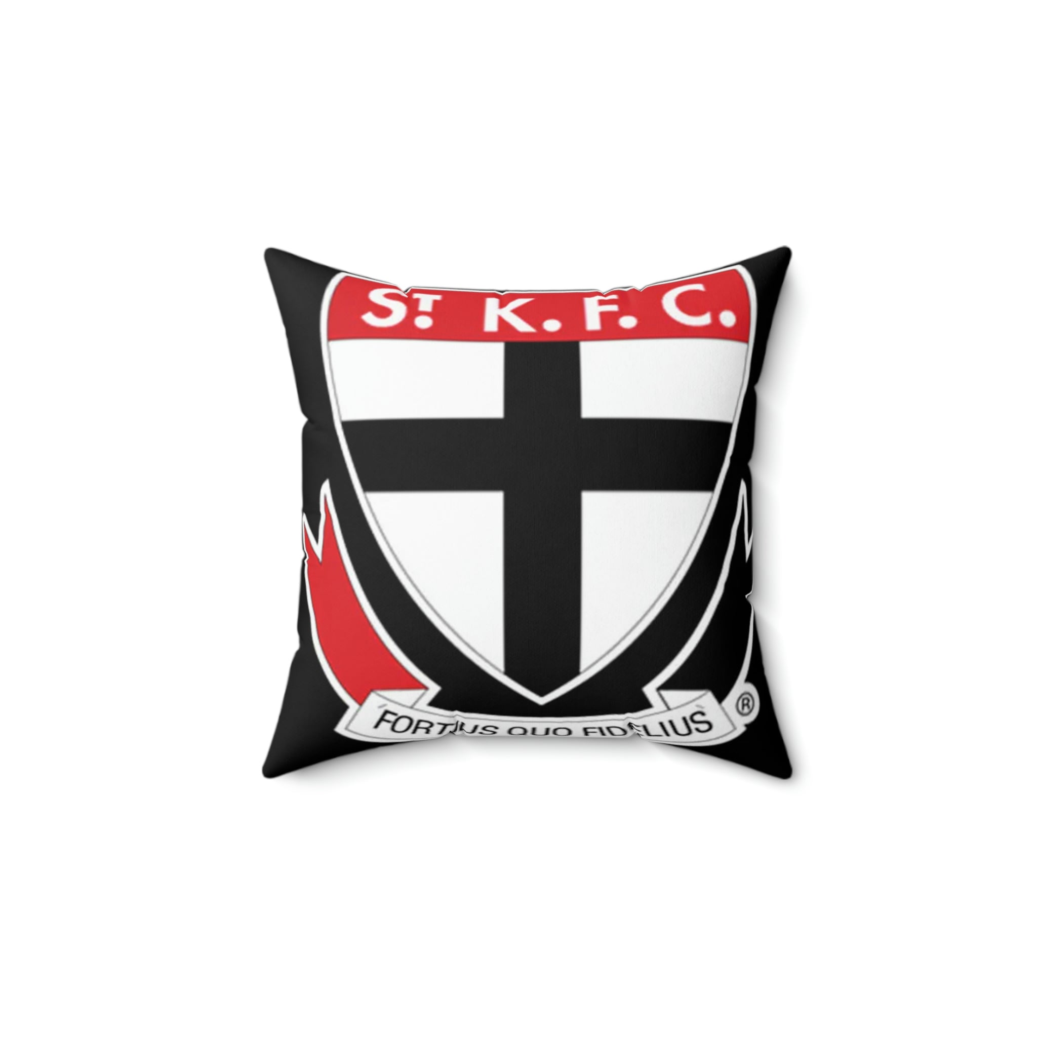 football Spun Polyester Square Pillow - Cheeky-Prints