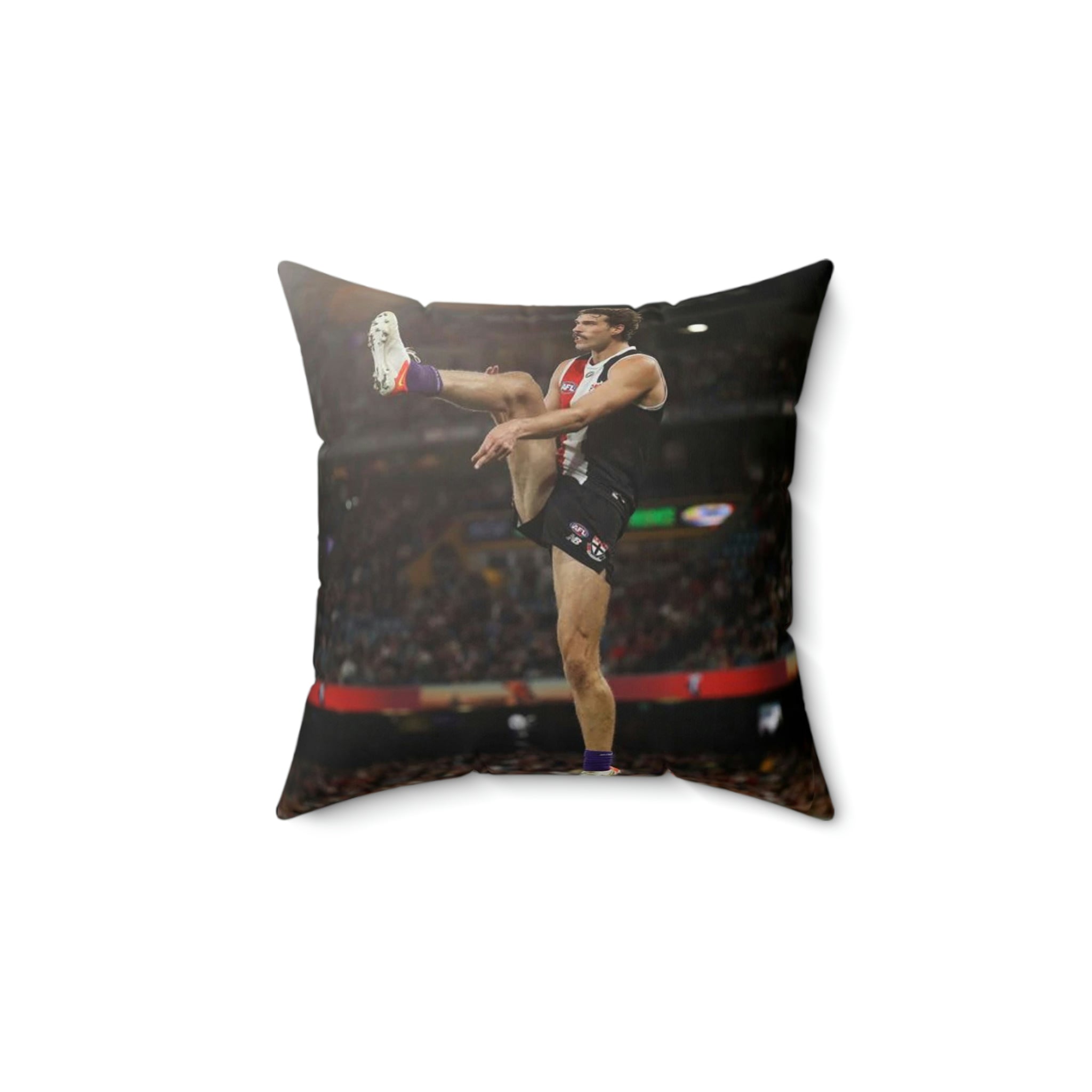 football Spun Polyester Square Pillow - Cheeky-Prints