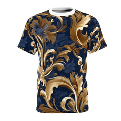 Foral tee Unisex Cut & Sew Tee (AOP) - Cheeky-Prints