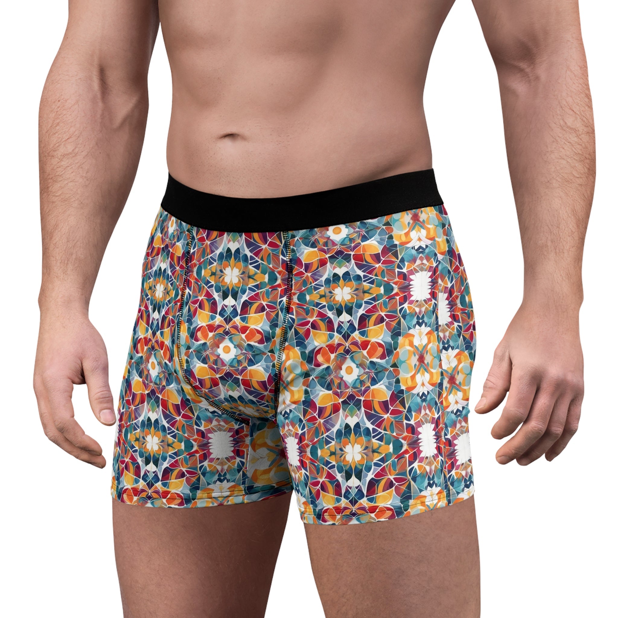 Fractal 2 Men's Boxer Briefs (AOP) - Cheeky-Prints