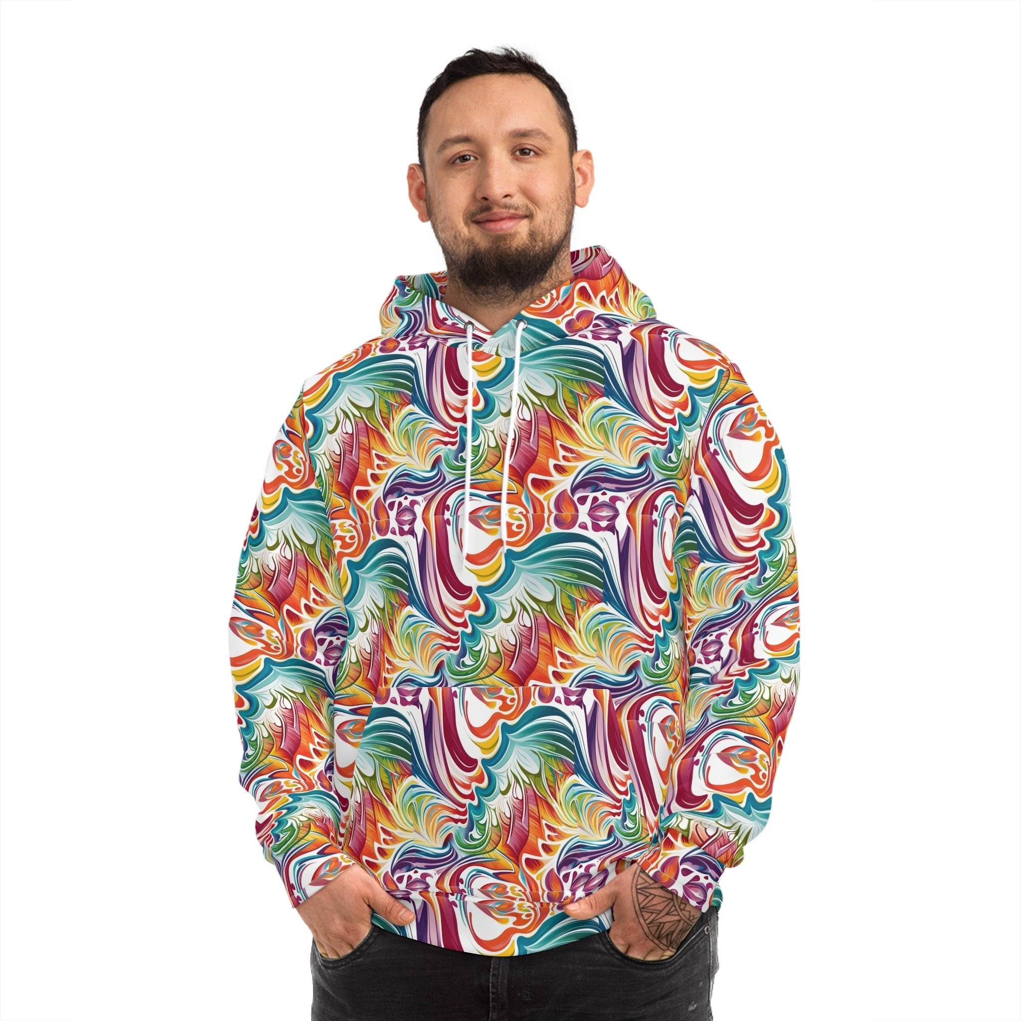 Fractal Design 3 Fashion Hoodie (AOP) - Cheeky-Prints