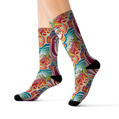 Fractal Design 3 Sublimation Socks - Cheeky-Prints