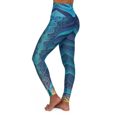 High Waisted Yoga Leggings (AOP) - Cheeky-Prints