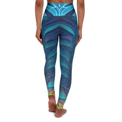 High Waisted Yoga Leggings (AOP) - Cheeky-Prints