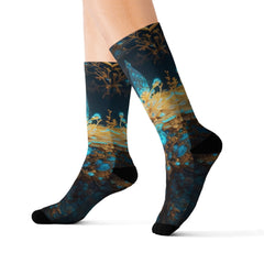 Hip and hop slip into these hippy socks - Cheeky-Prints