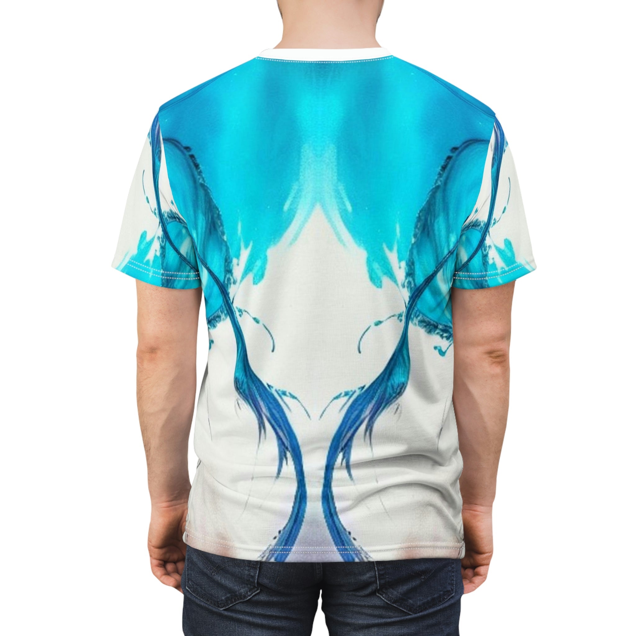 Jaydey paint 1 Unisex Cut & Sew Tee (AOP) - Cheeky-Prints