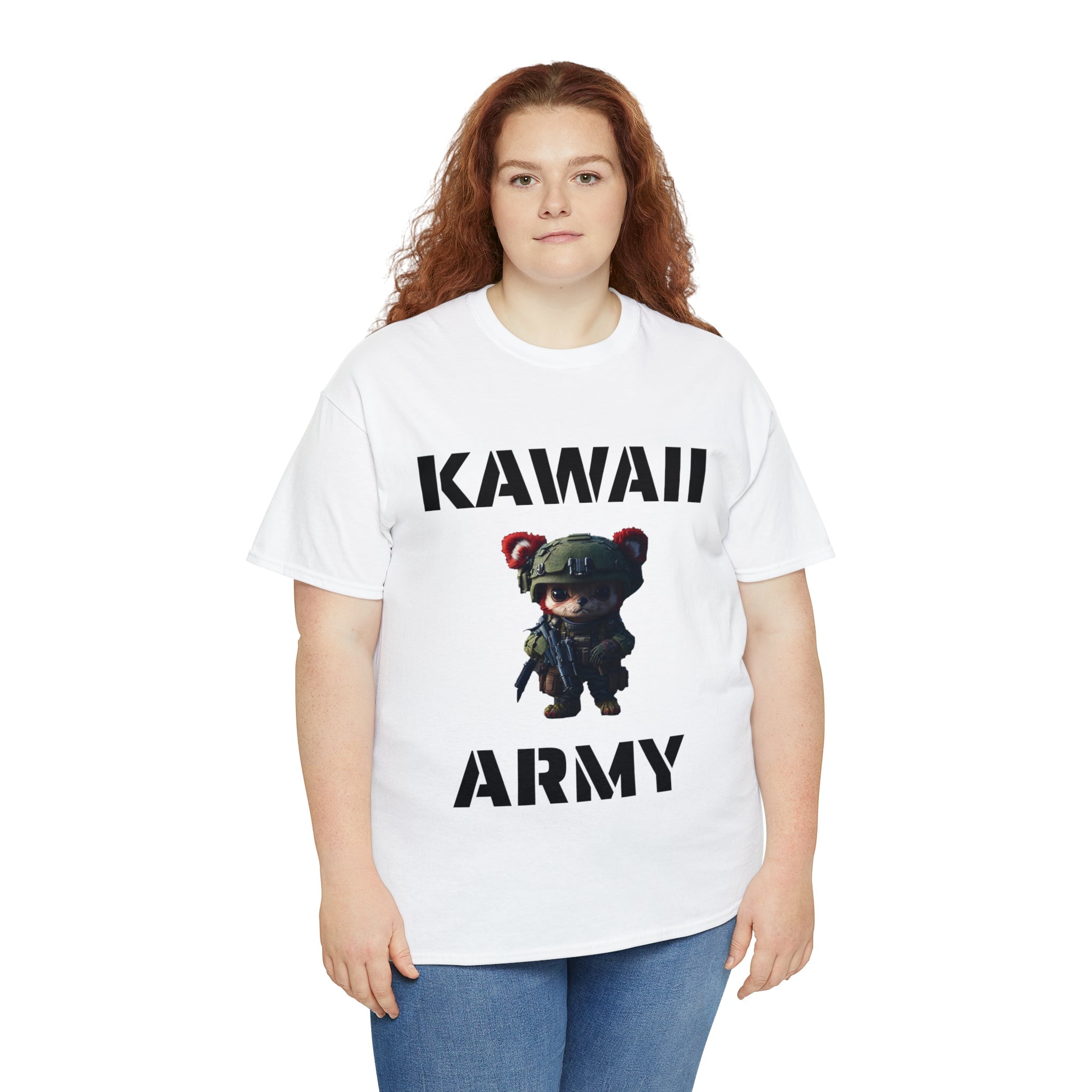 KAWAII ARMY red team light machine gunner - Cheeky-Prints