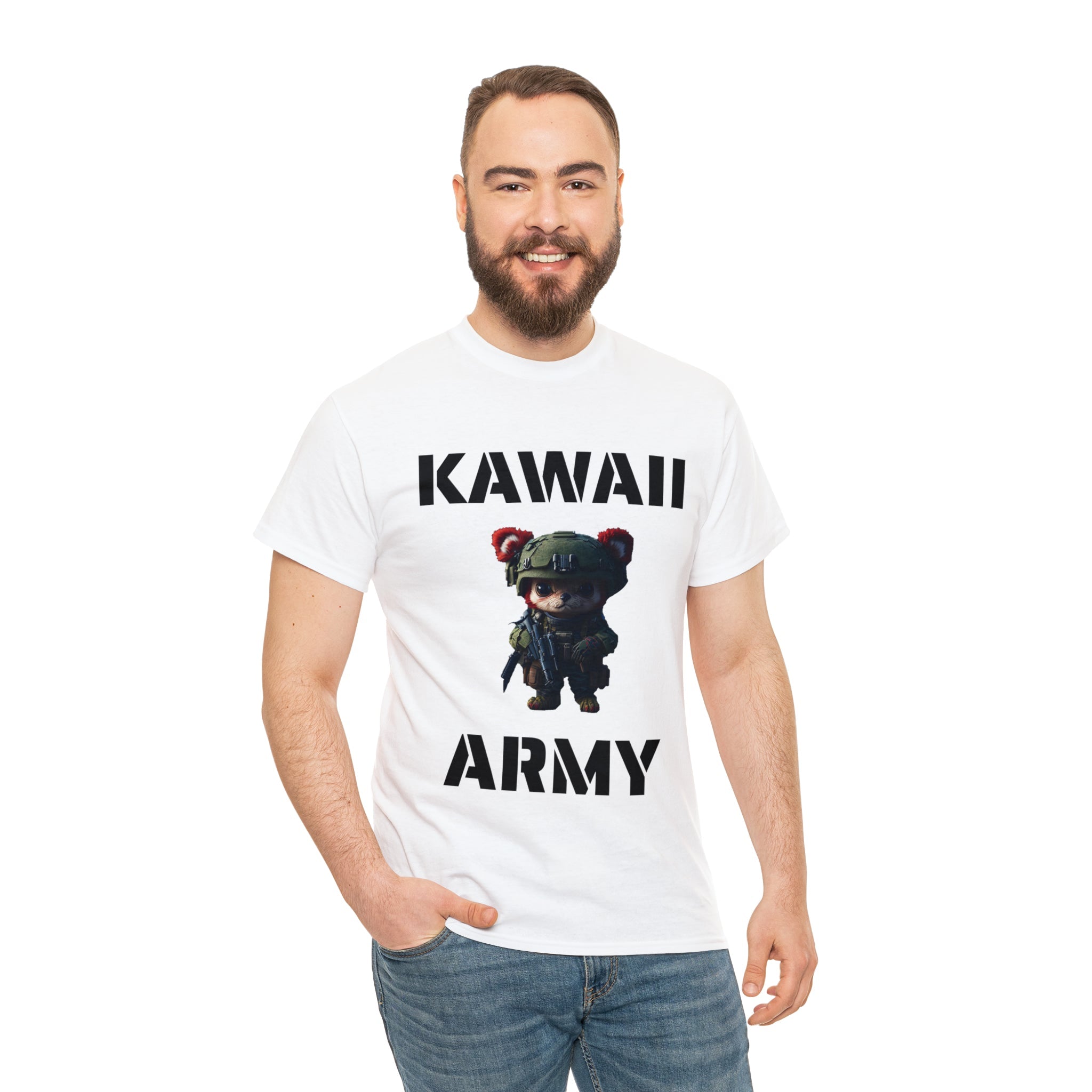 KAWAII ARMY red team light machine gunner - Cheeky-Prints