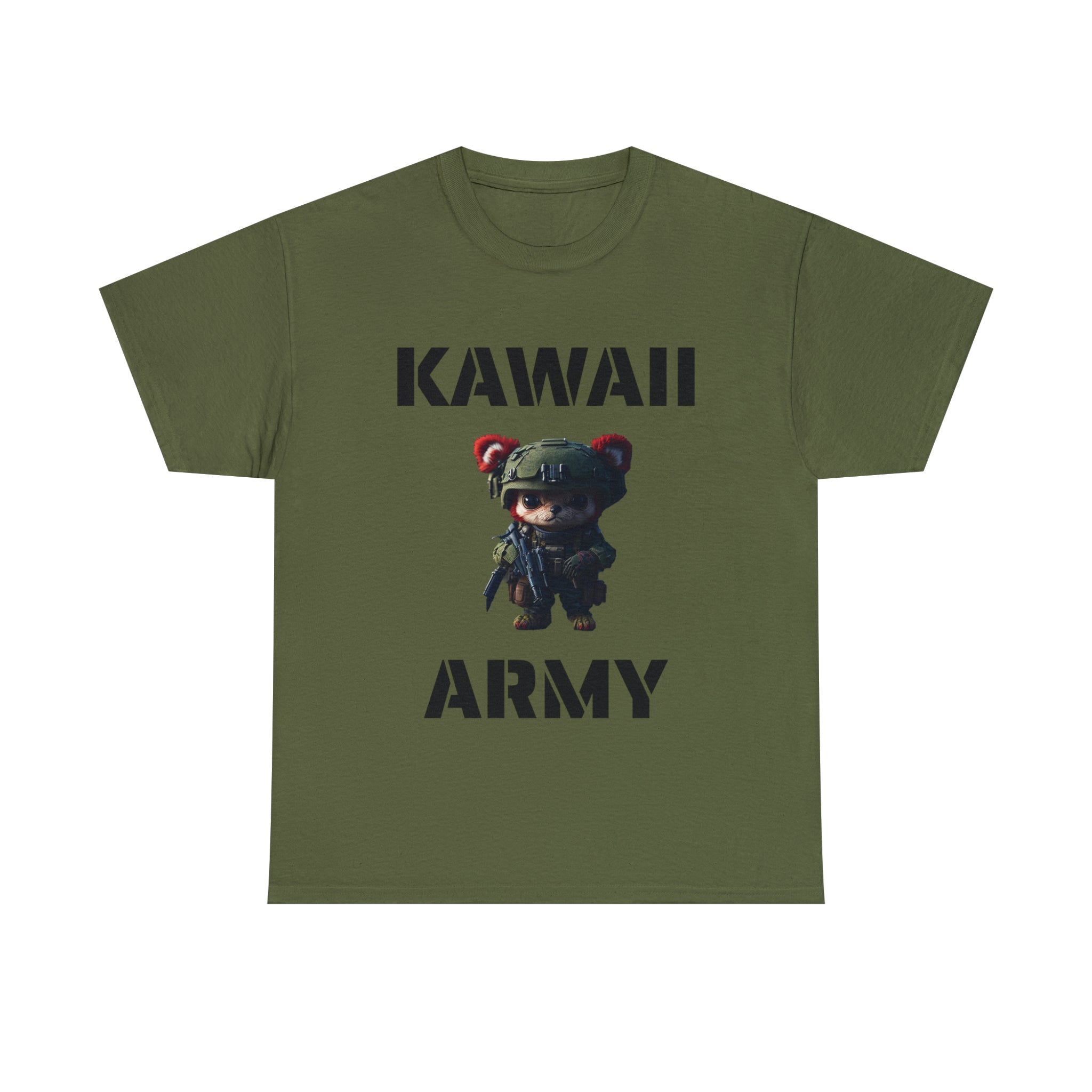 KAWAII ARMY red team light machine gunner - Cheeky-Prints