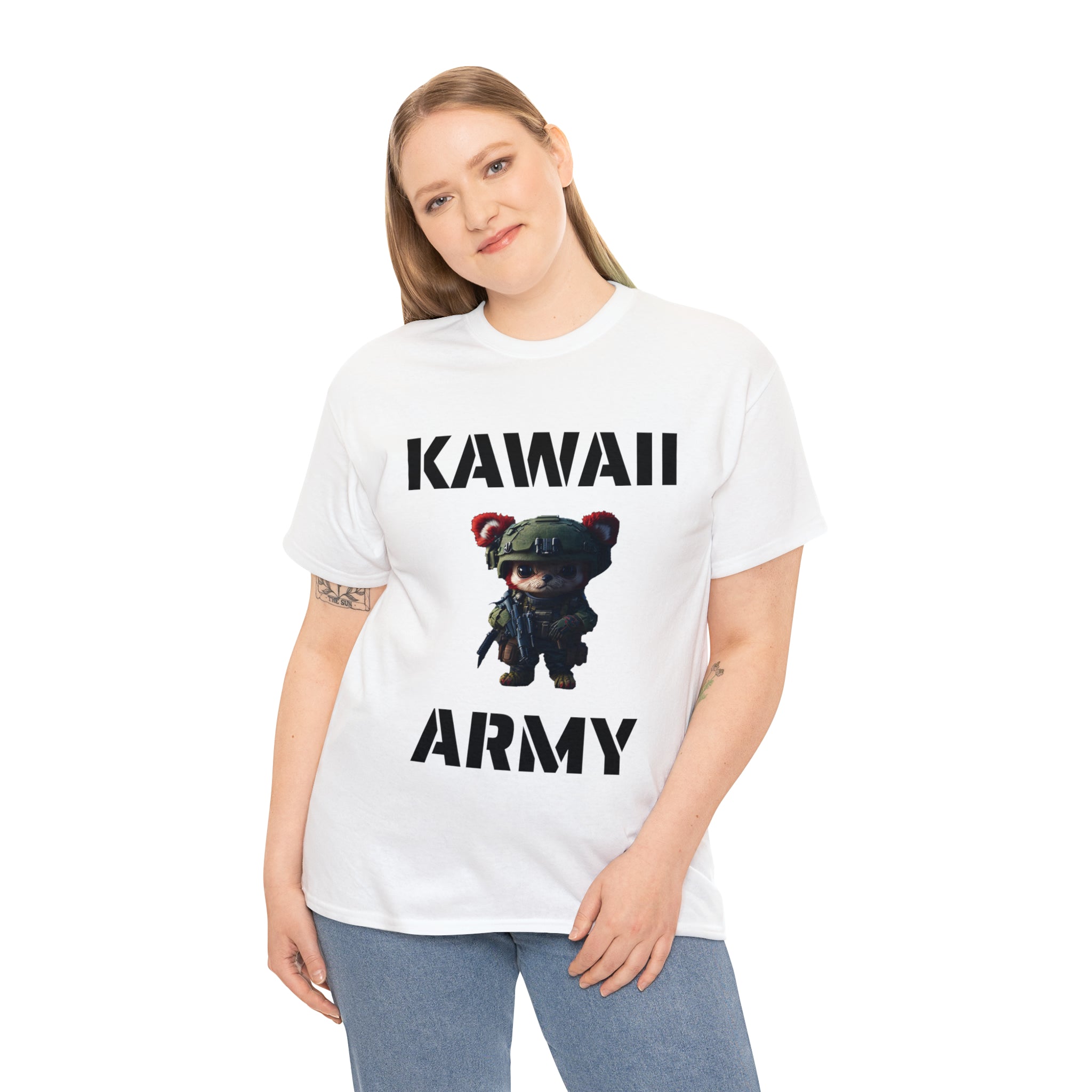 KAWAII ARMY red team light machine gunner - Cheeky-Prints