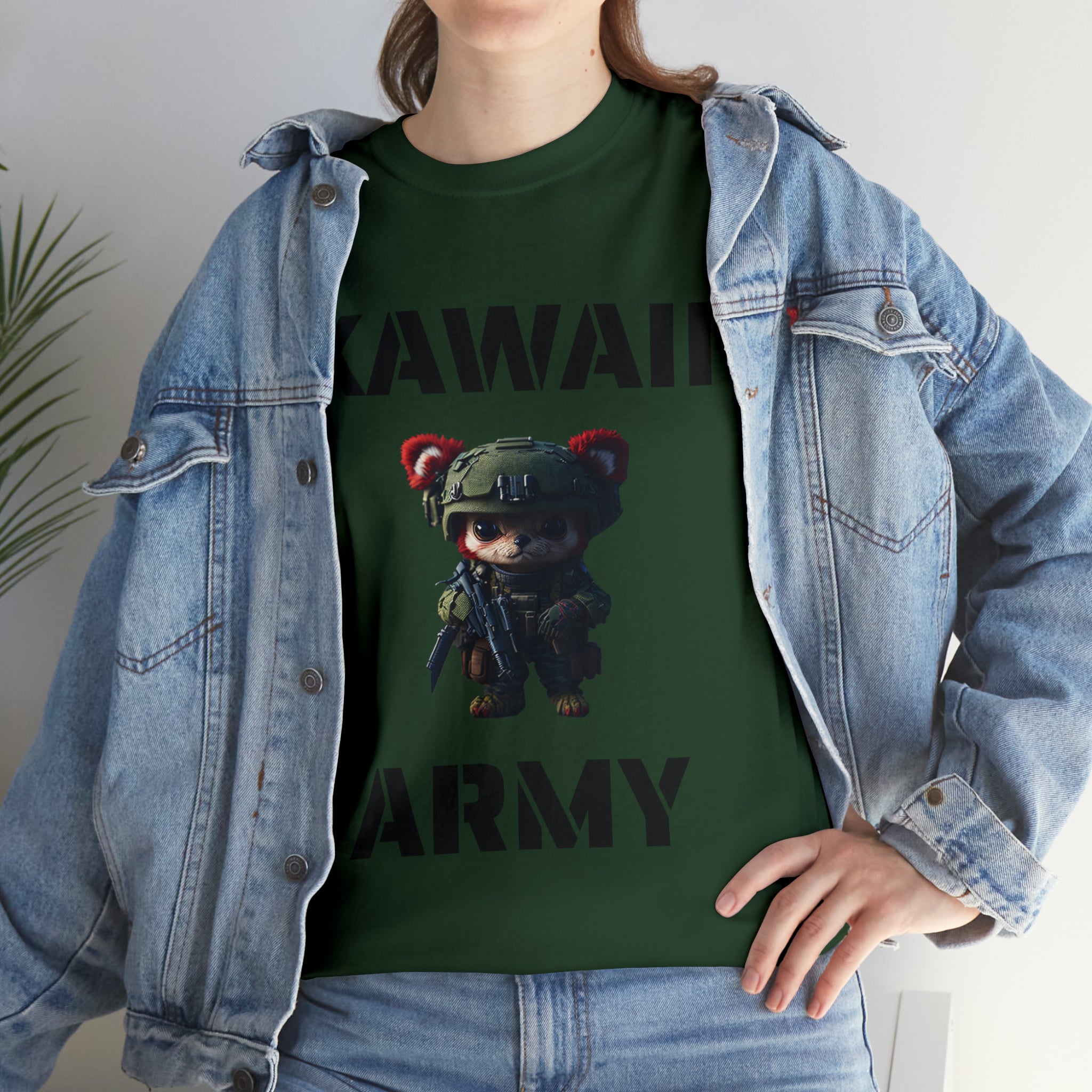 KAWAII ARMY red team light machine gunner - Cheeky-Prints