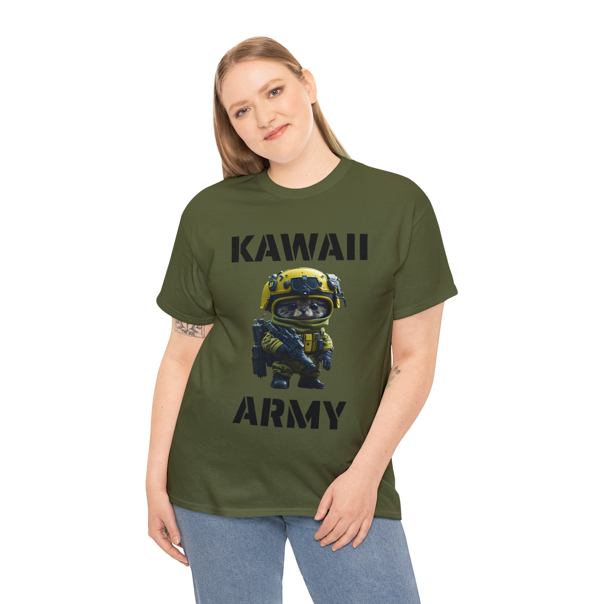 KAWAII army tee - Cheeky-Prints