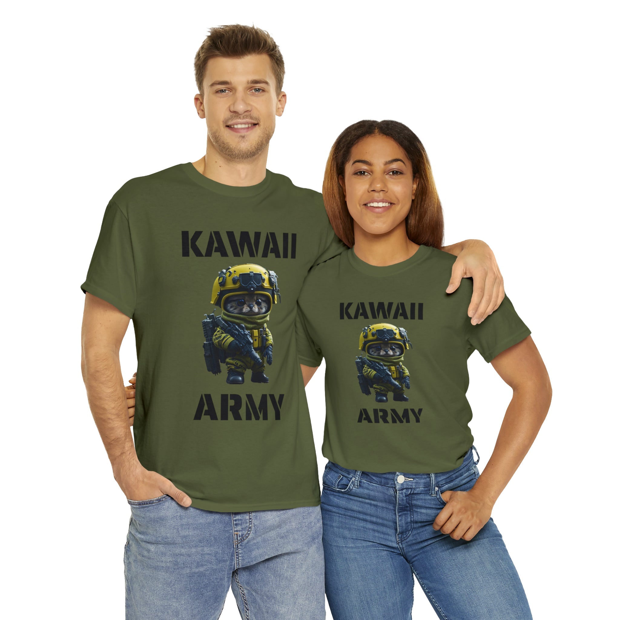 KAWAII army tee - Cheeky-Prints