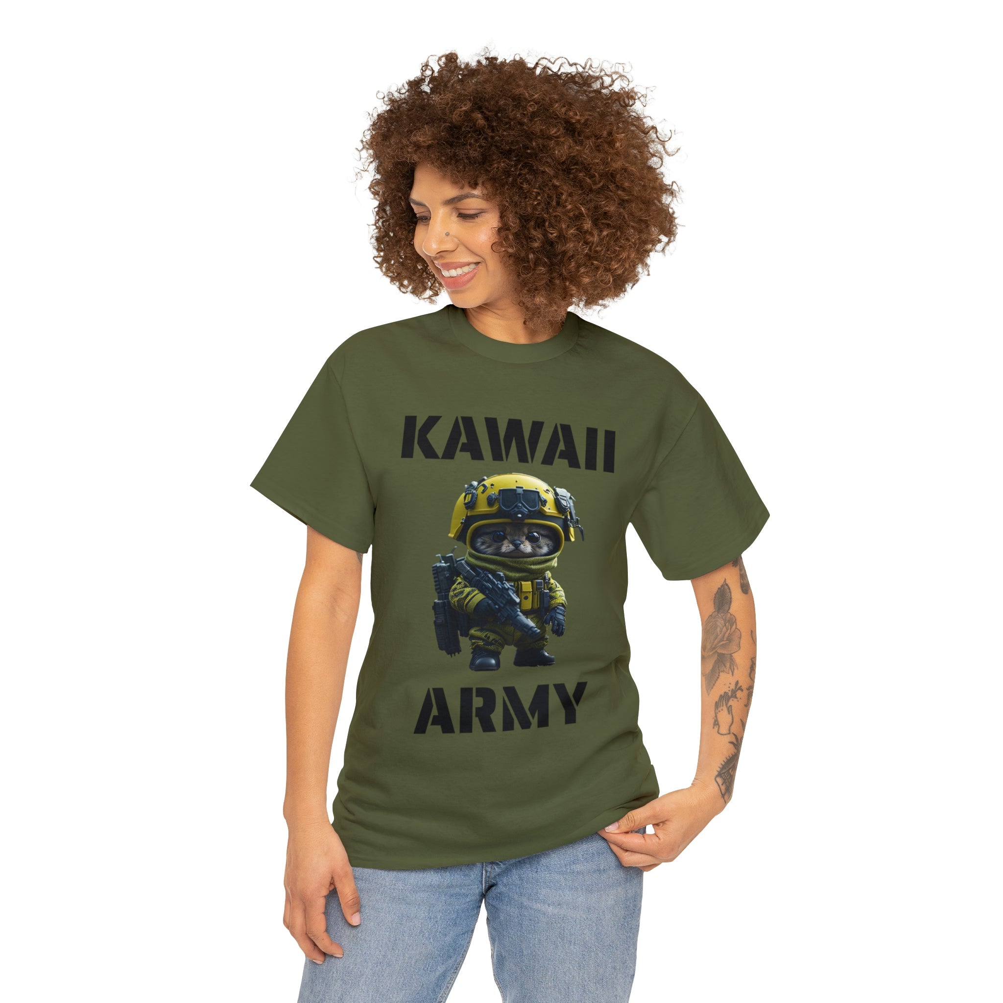 KAWAII army tee - Cheeky-Prints