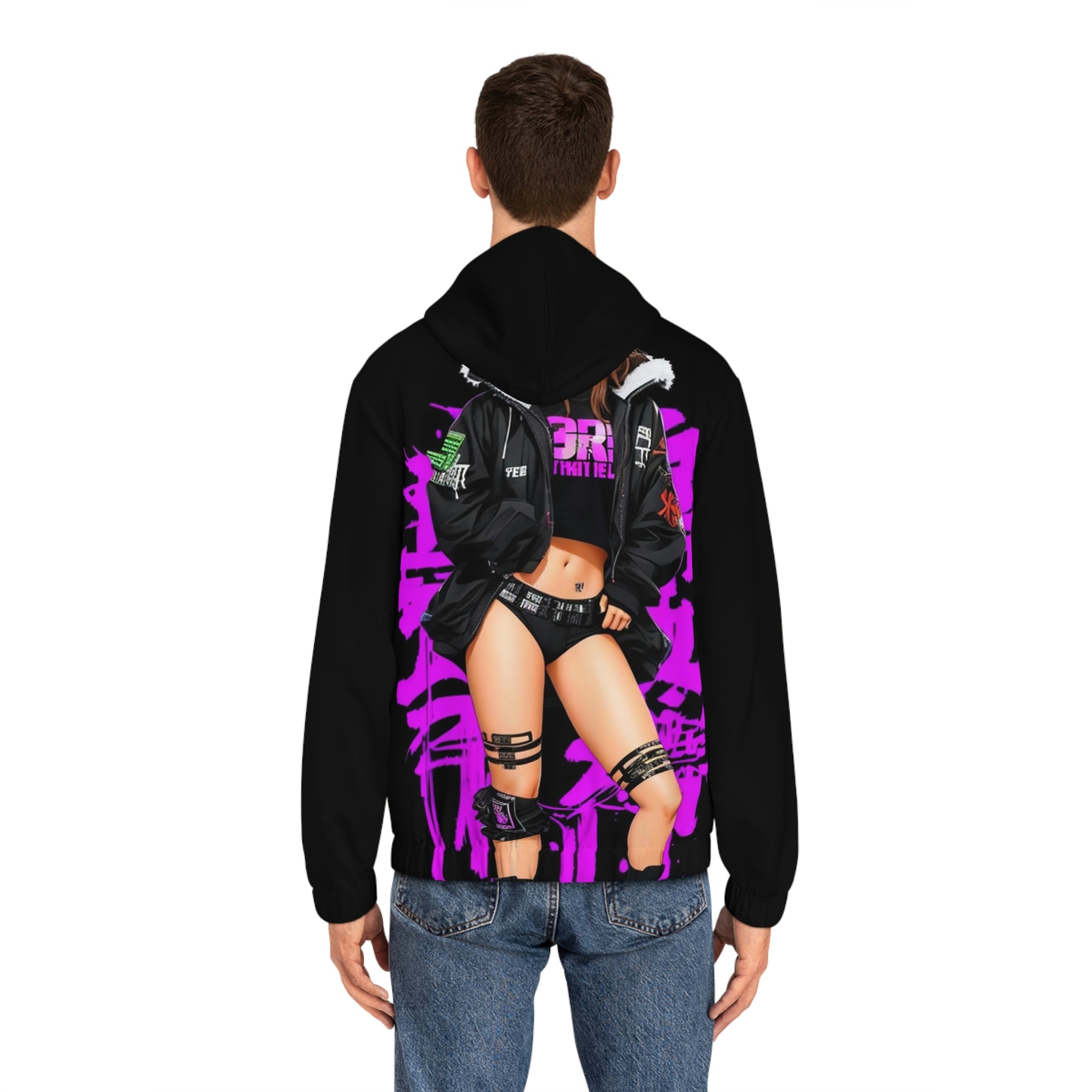 Men's Full-Zip Hoodie (AOP) - Cheeky-Prints