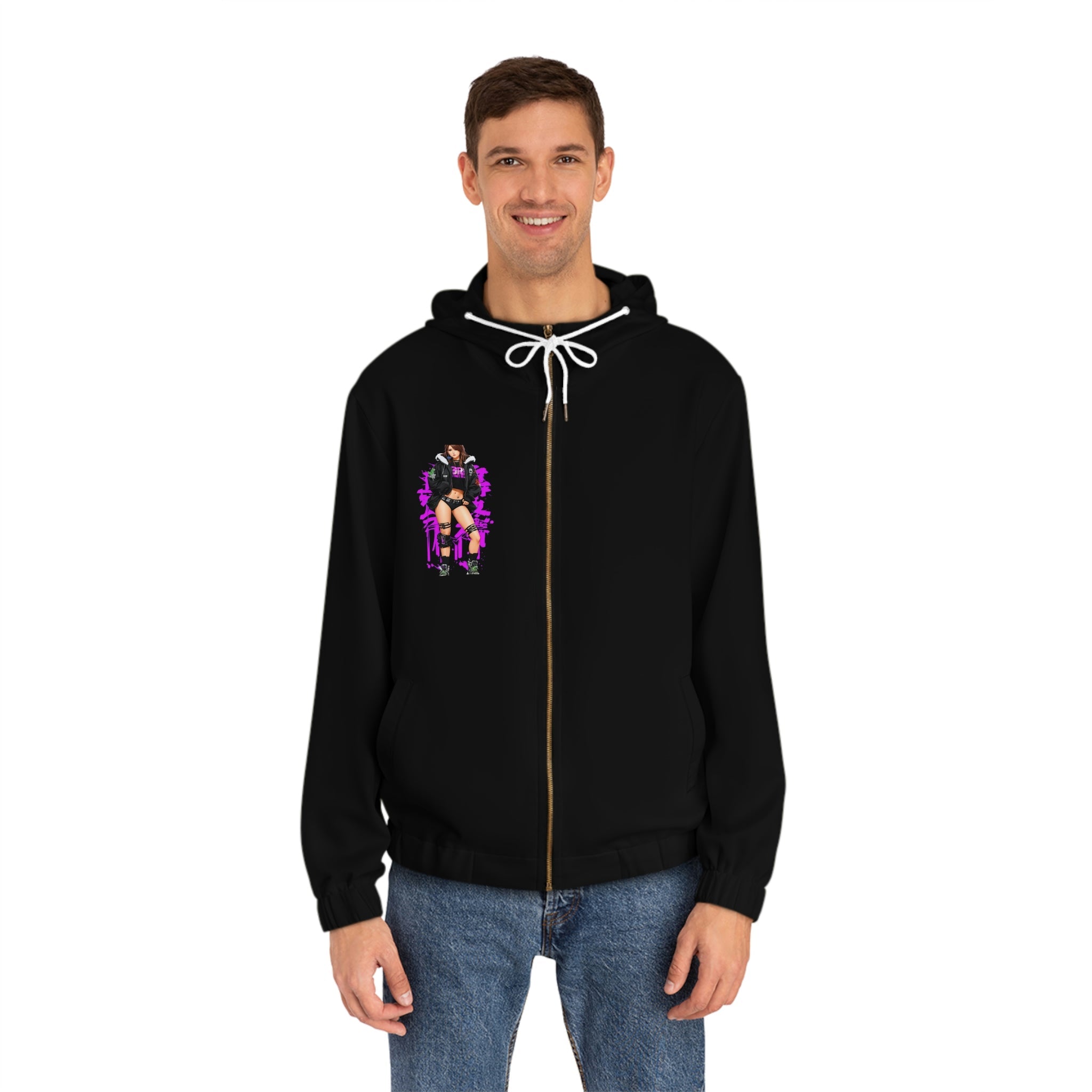 Men's Full-Zip Hoodie (AOP) - Cheeky-Prints