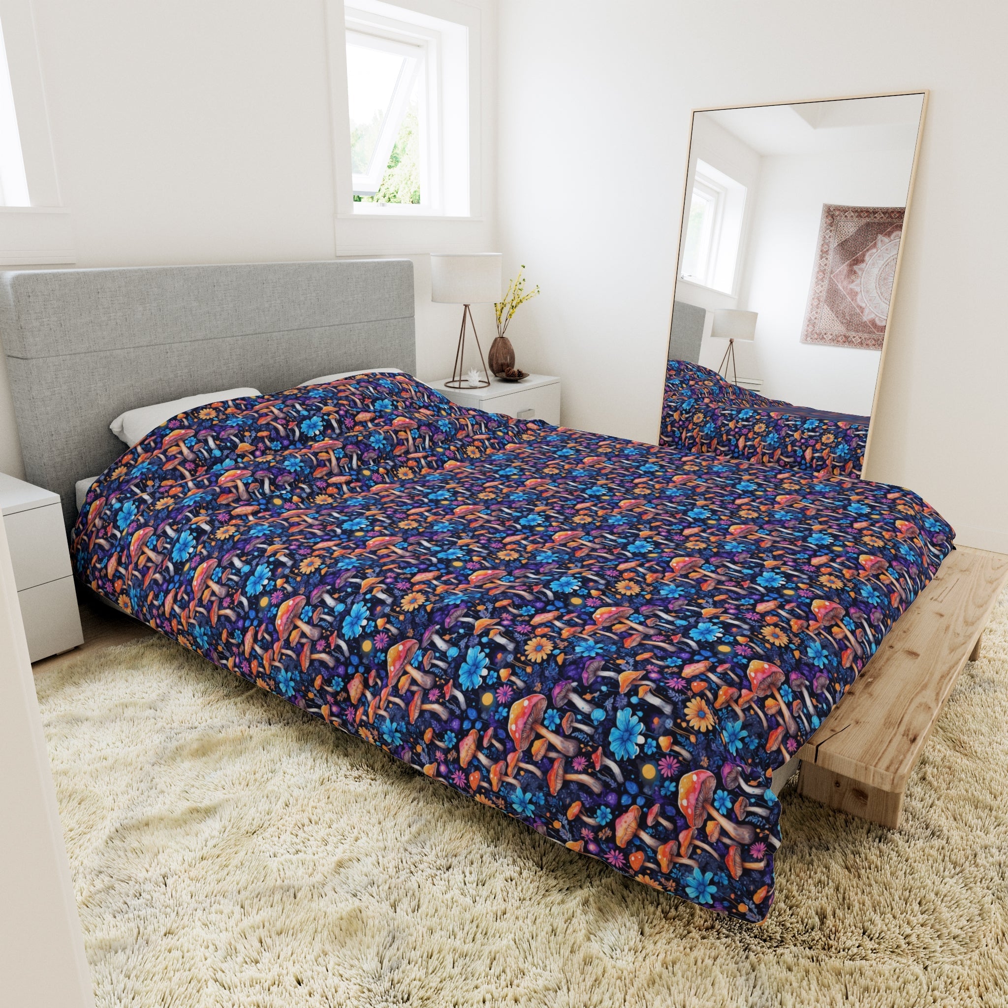 Mushroom Duvet Cover - Cheeky-Prints