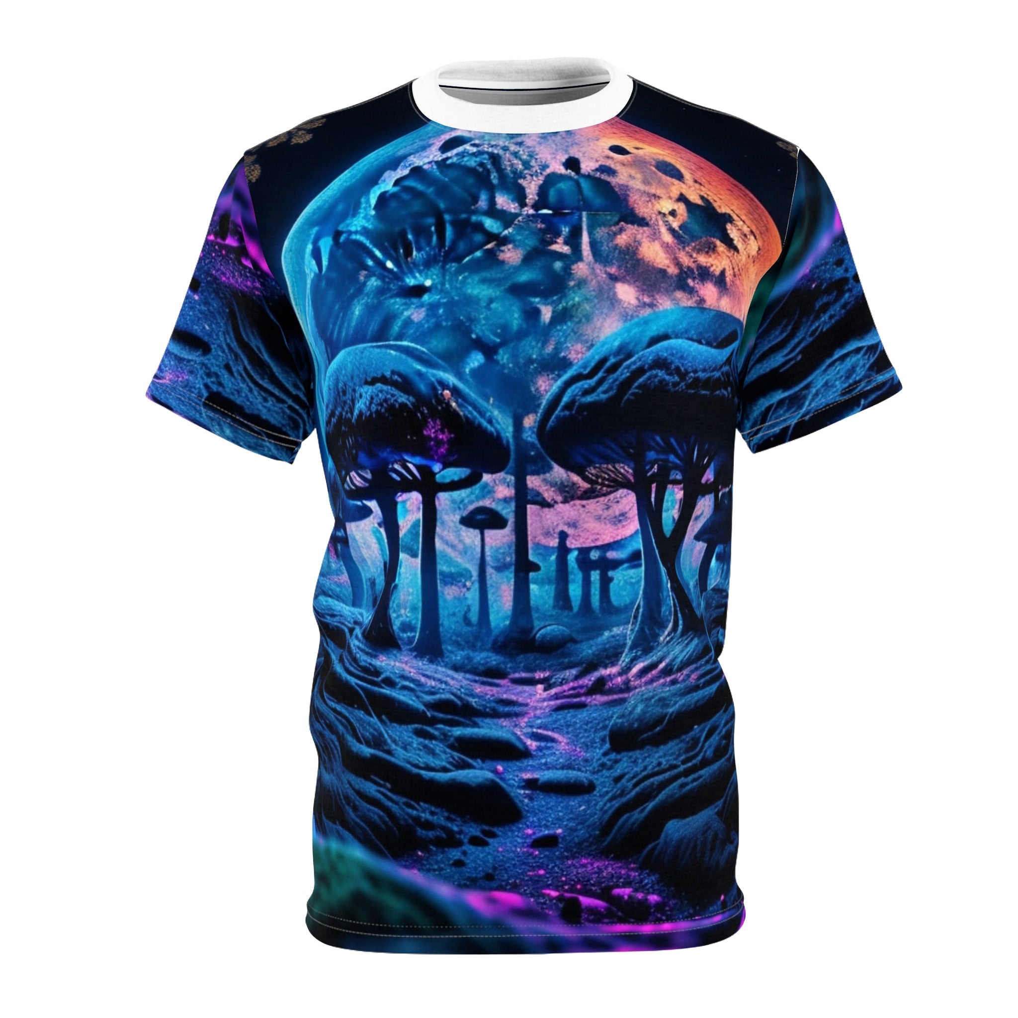 mushroom moon aop tee - Cheeky-Prints